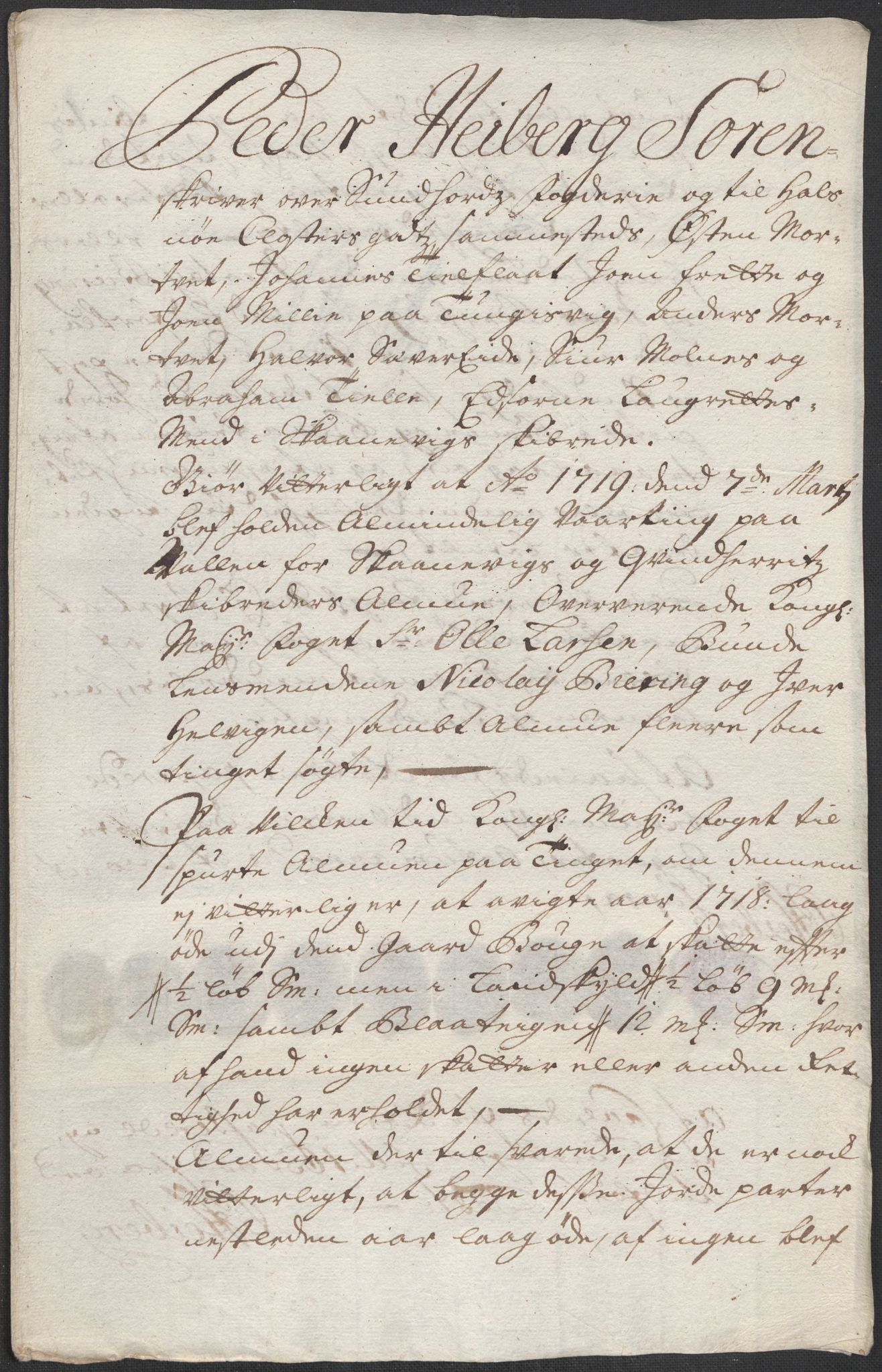 Rentekammeret inntil 1814, Reviderte regnskaper, Fogderegnskap, AV/RA-EA-4092/R48/L2995: Fogderegnskap Sunnhordland og Hardanger, 1718, p. 259