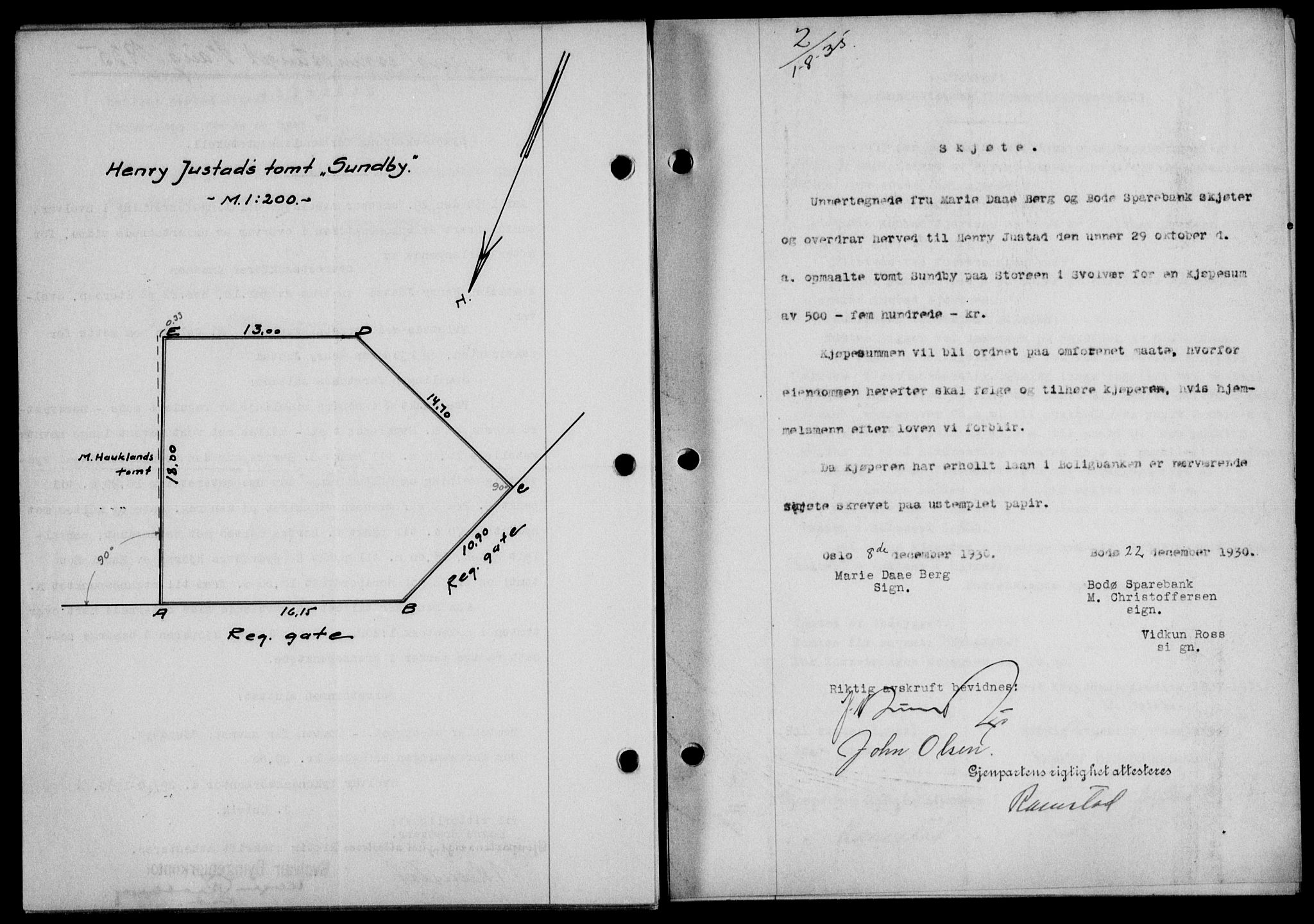 Lofoten sorenskriveri, SAT/A-0017/1/2/2C/L0032b: Mortgage book no. 32b, 1935-1935, Deed date: 01.08.1935