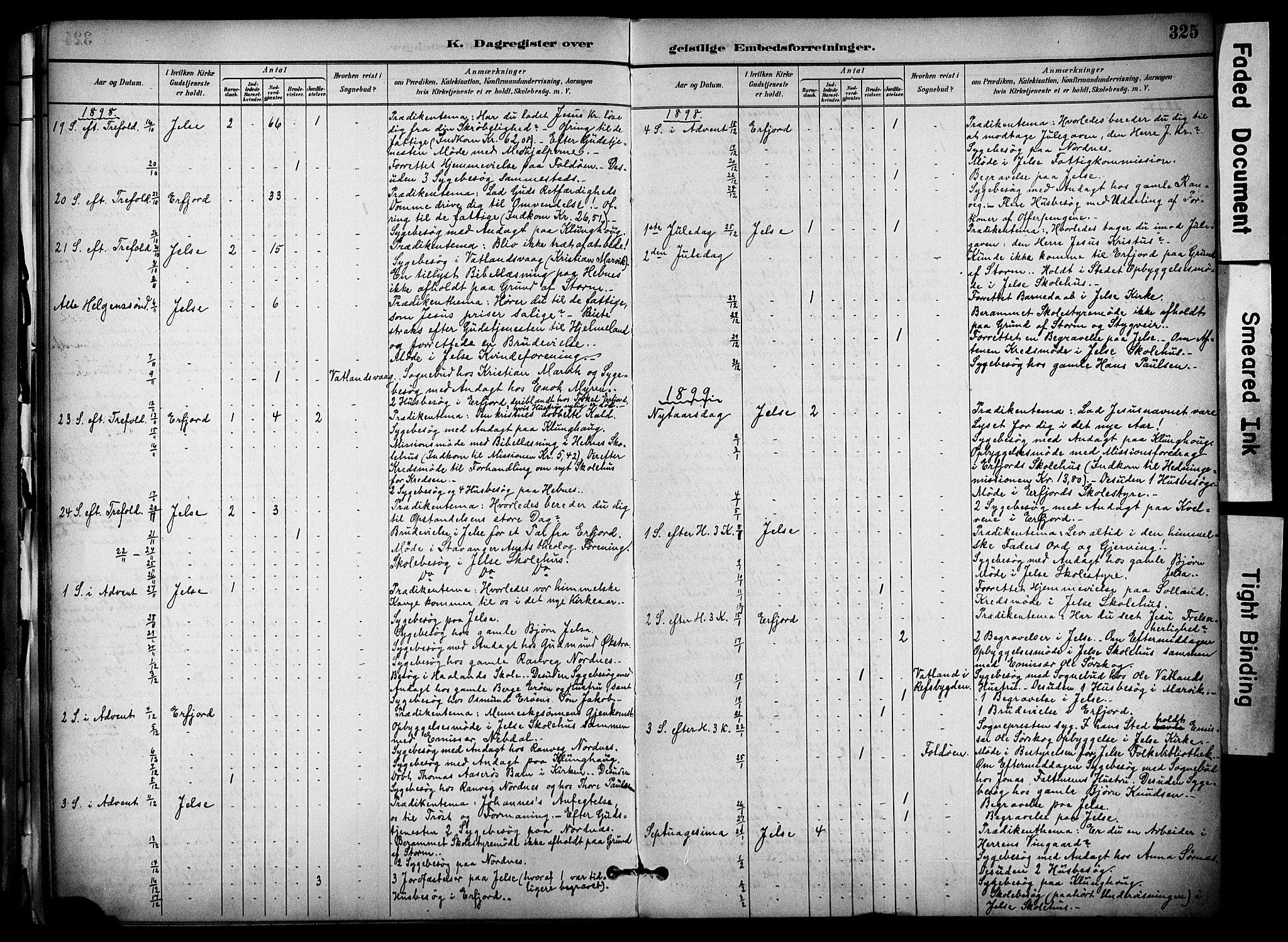 Jelsa sokneprestkontor, AV/SAST-A-101842/01/IV: Parish register (official) no. A 10, 1884-1906, p. 326