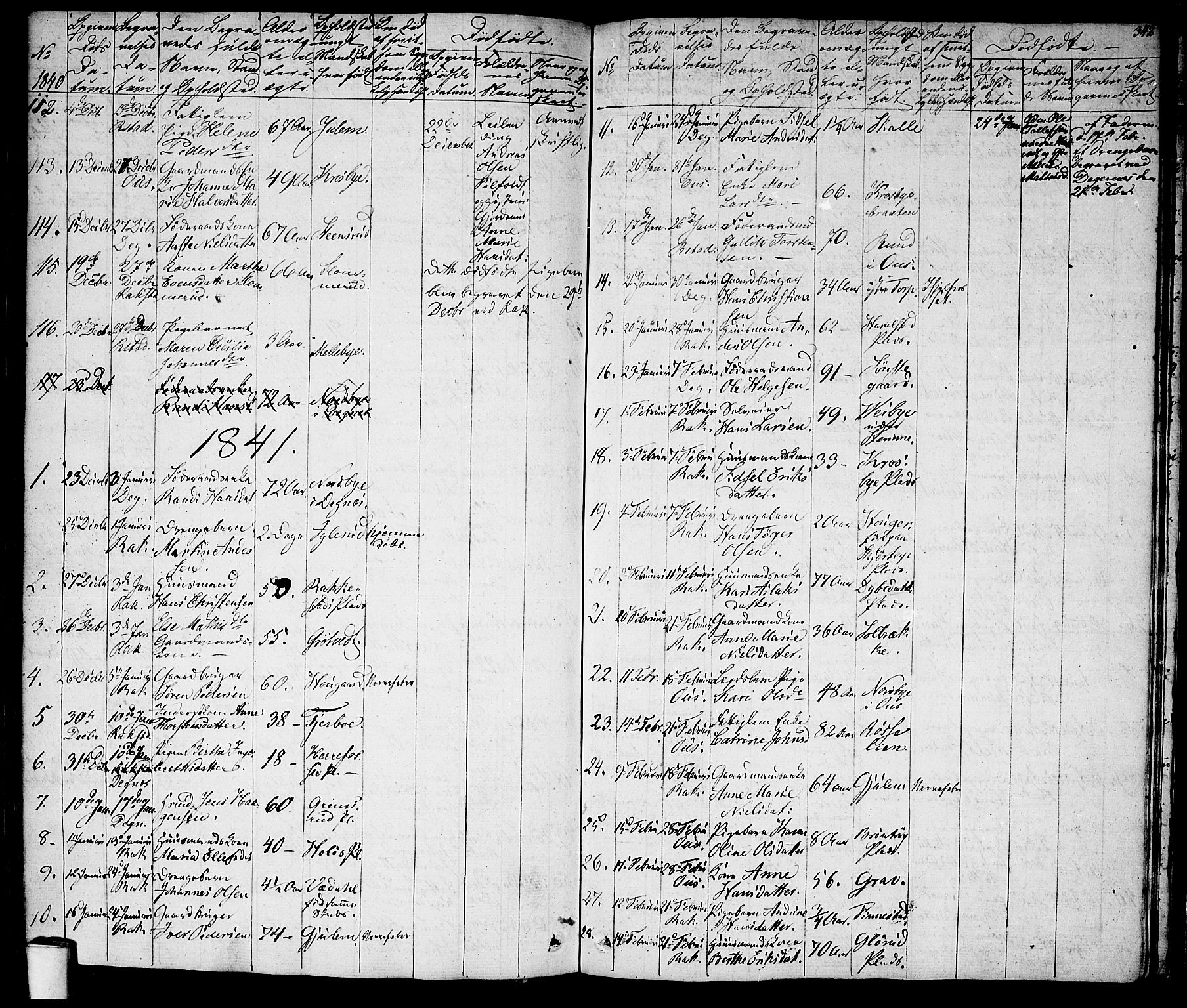 Rakkestad prestekontor Kirkebøker, SAO/A-2008/F/Fa/L0007: Parish register (official) no. I 7, 1825-1841, p. 342