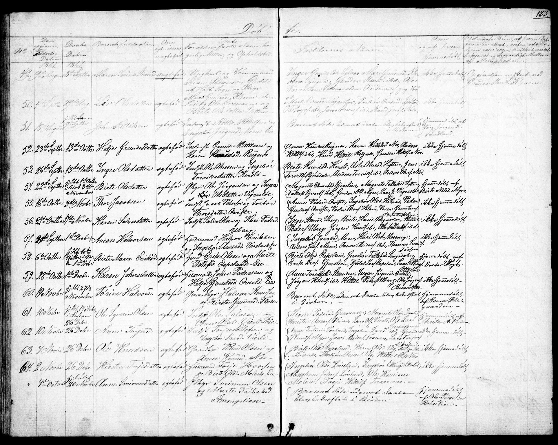 Gjerstad sokneprestkontor, AV/SAK-1111-0014/F/Fb/Fbb/L0002: Parish register (copy) no. B 2, 1831-1862, p. 133