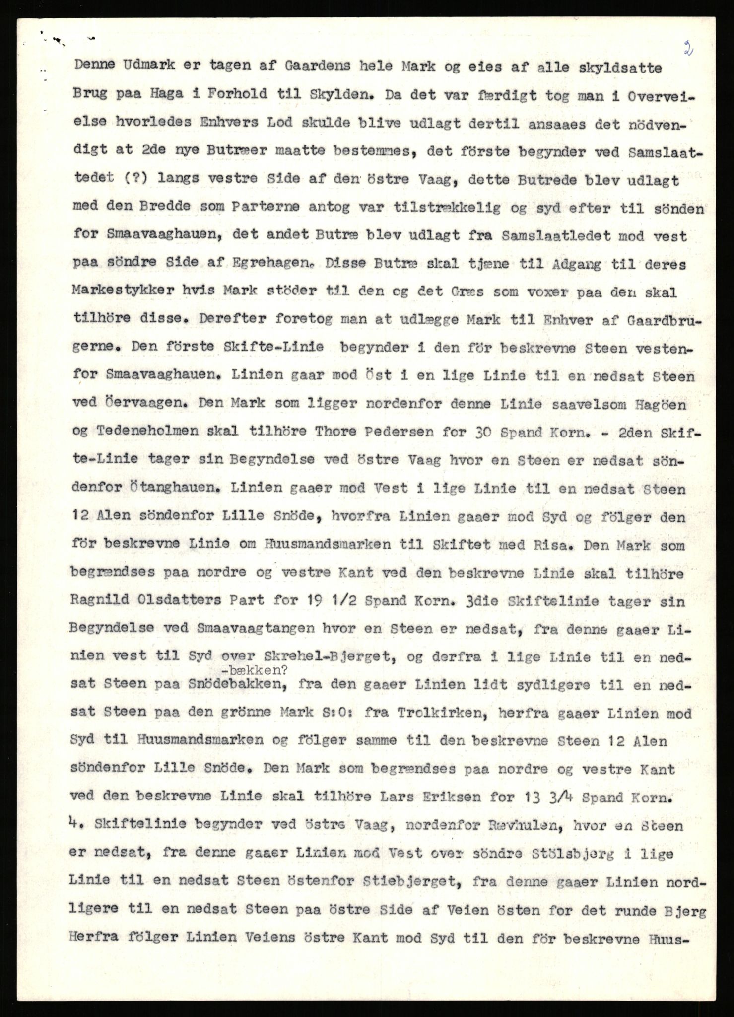 Statsarkivet i Stavanger, AV/SAST-A-101971/03/Y/Yj/L0028: Avskrifter sortert etter gårdsnavn: Gudla - Haga i Håland, 1750-1930, p. 599