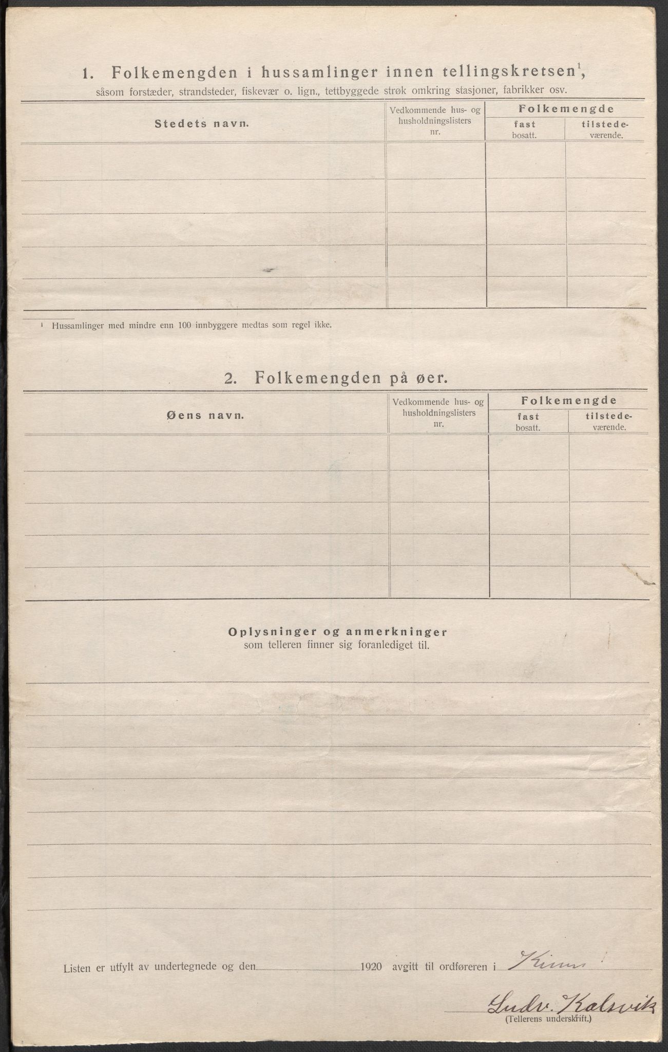 SAB, 1920 census for Kinn, 1920, p. 79