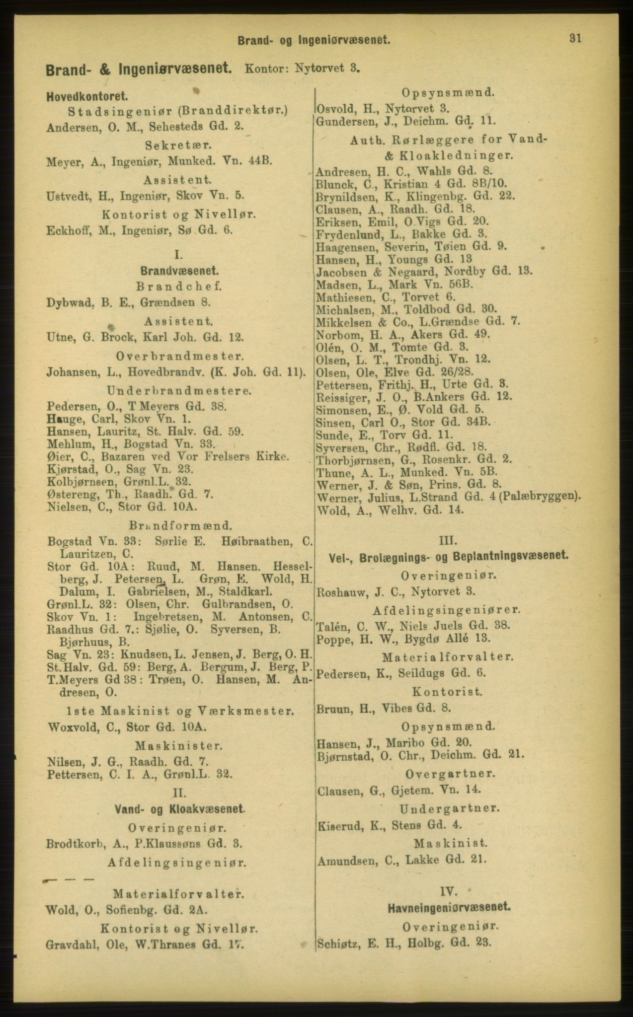 Kristiania/Oslo adressebok, PUBL/-, 1898, p. 31