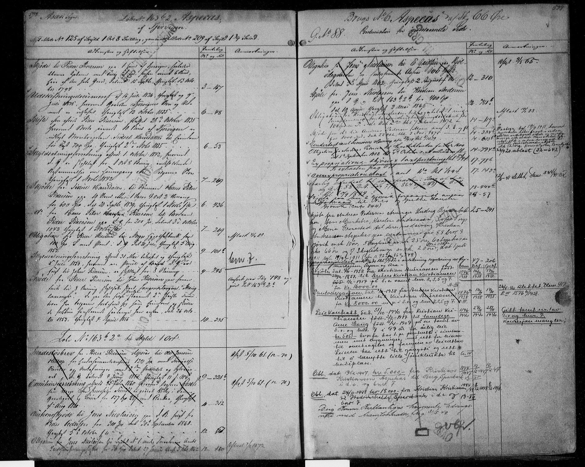 Idd og Marker sorenskriveri, AV/SAO-A-10283/G/Ga/Gac/L0004b: Mortgage register no. II 4b, 1848-1953, p. 598-599