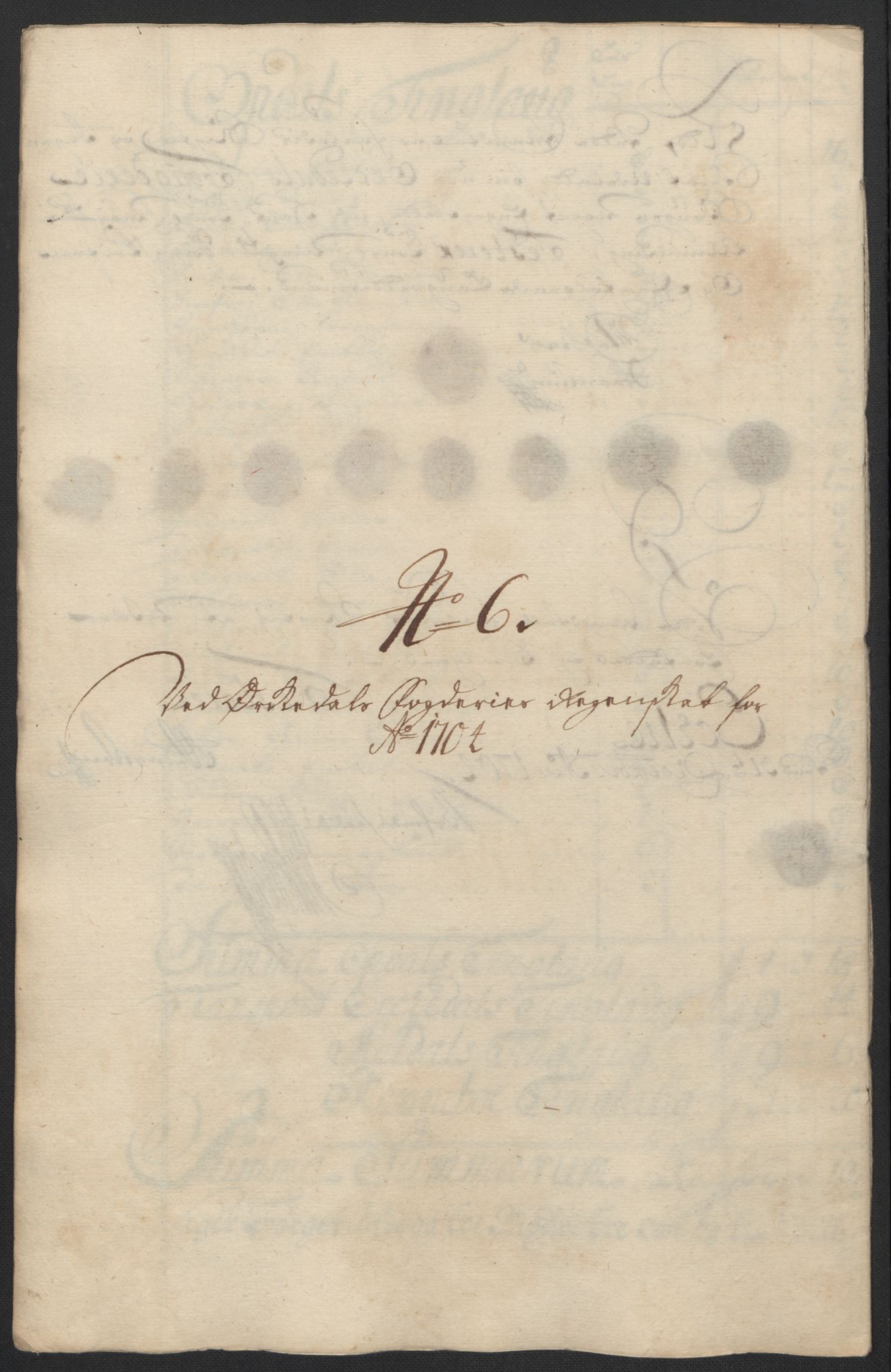 Rentekammeret inntil 1814, Reviderte regnskaper, Fogderegnskap, RA/EA-4092/R60/L3954: Fogderegnskap Orkdal og Gauldal, 1704, p. 130