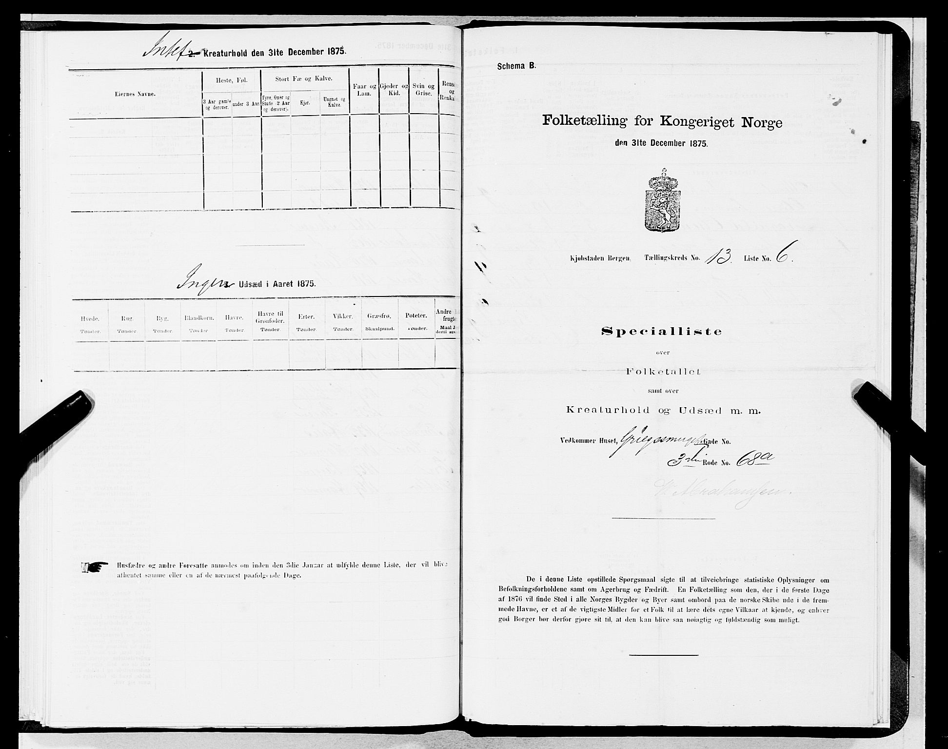 SAB, 1875 census for 1301 Bergen, 1875, p. 645