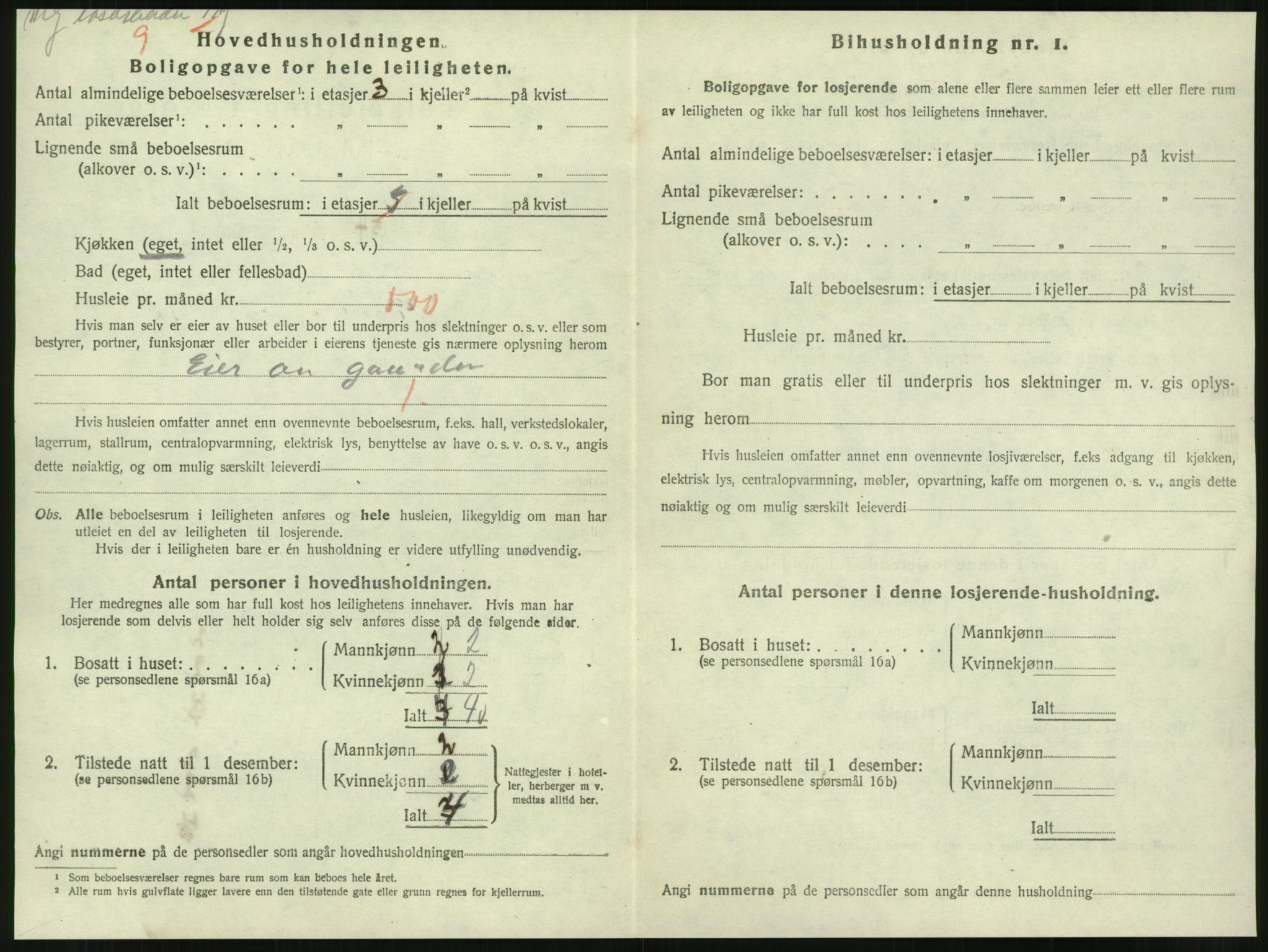 SAT, 1920 census for Steinkjer, 1920, p. 2075