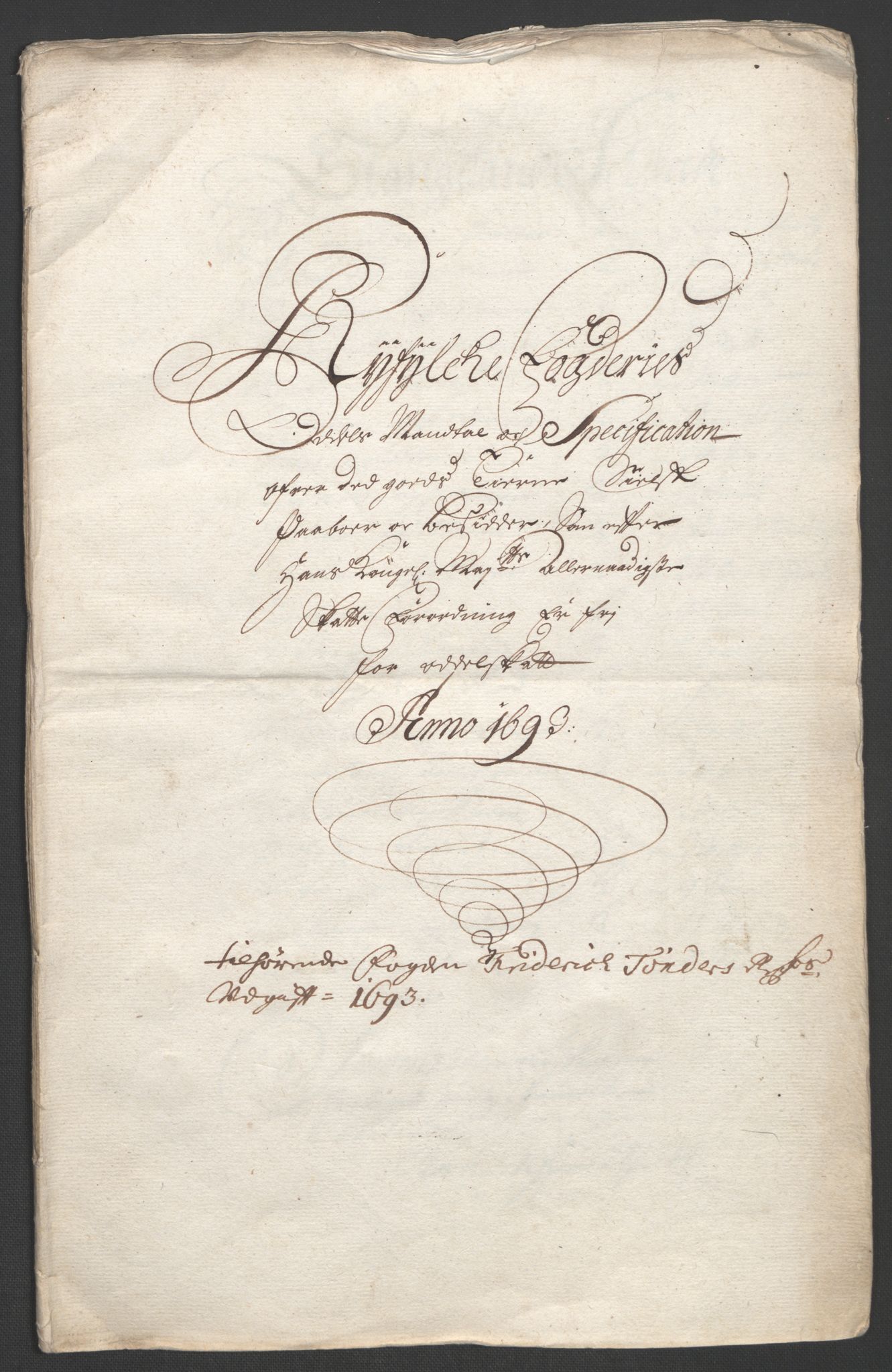 Rentekammeret inntil 1814, Reviderte regnskaper, Fogderegnskap, AV/RA-EA-4092/R47/L2856: Fogderegnskap Ryfylke, 1689-1693, p. 649