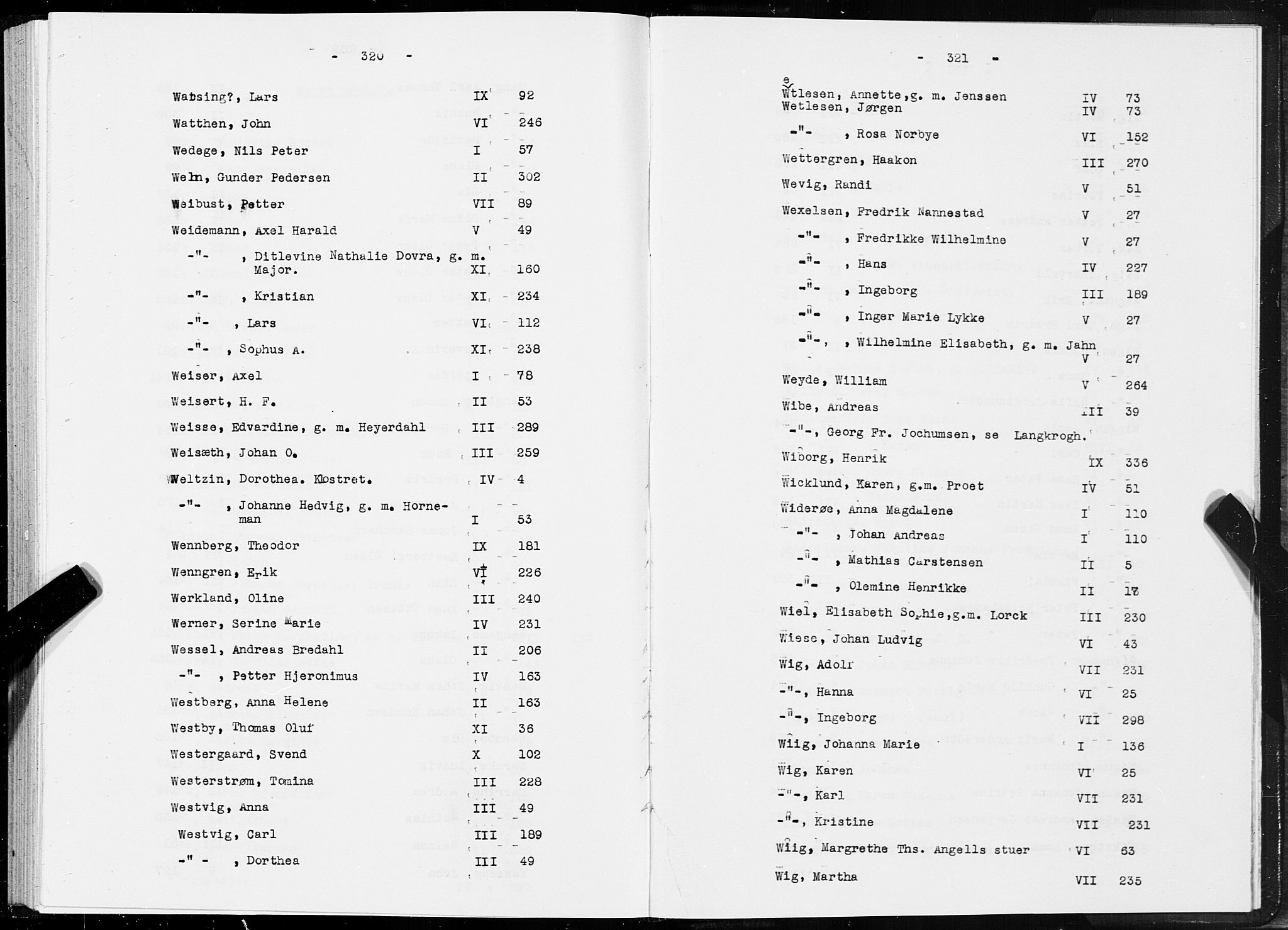 SAT, 1875 census for 1601 Trondheim, 1875, p. 320-321