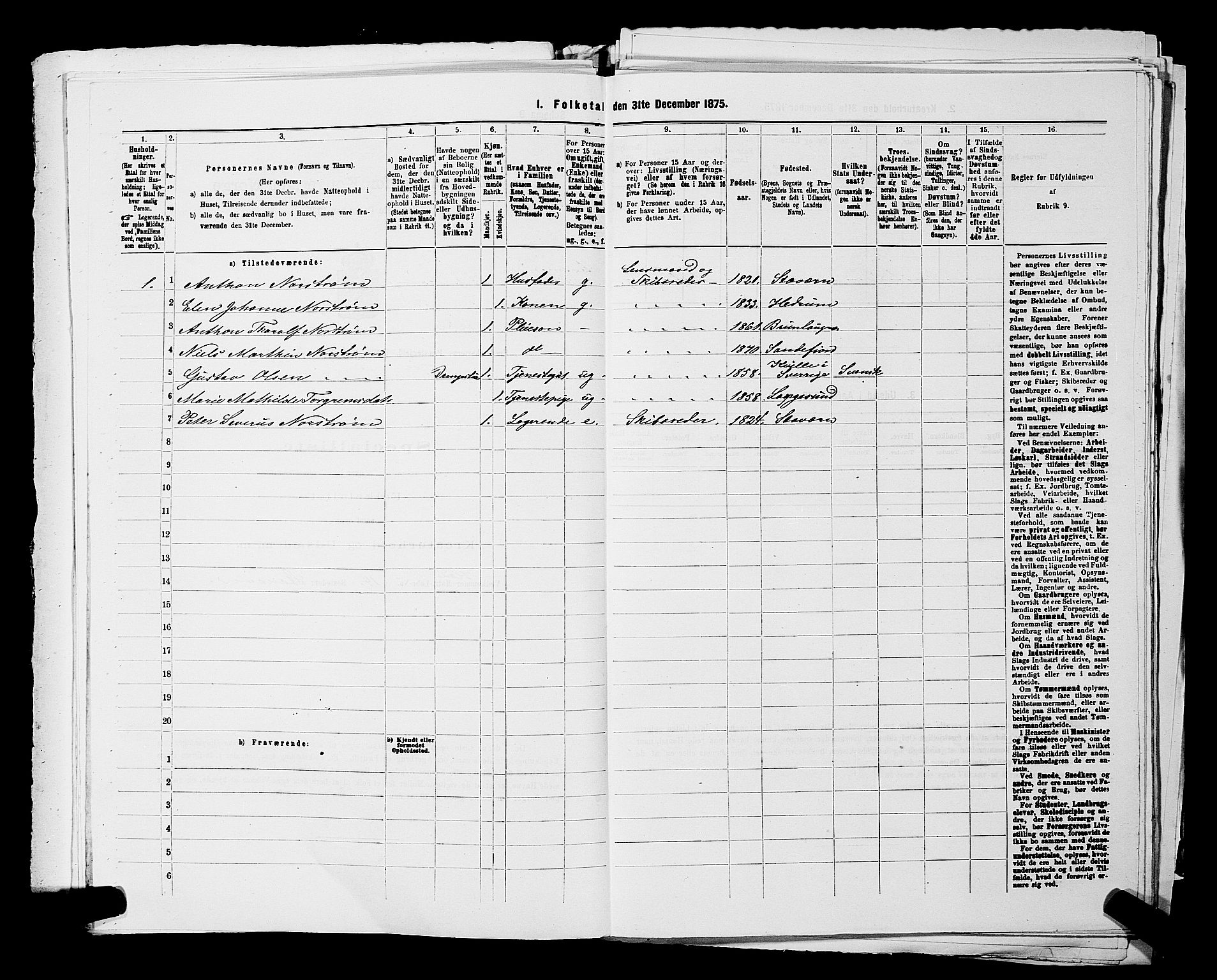 SAKO, 1875 census for 0798P Fredriksvern, 1875, p. 124