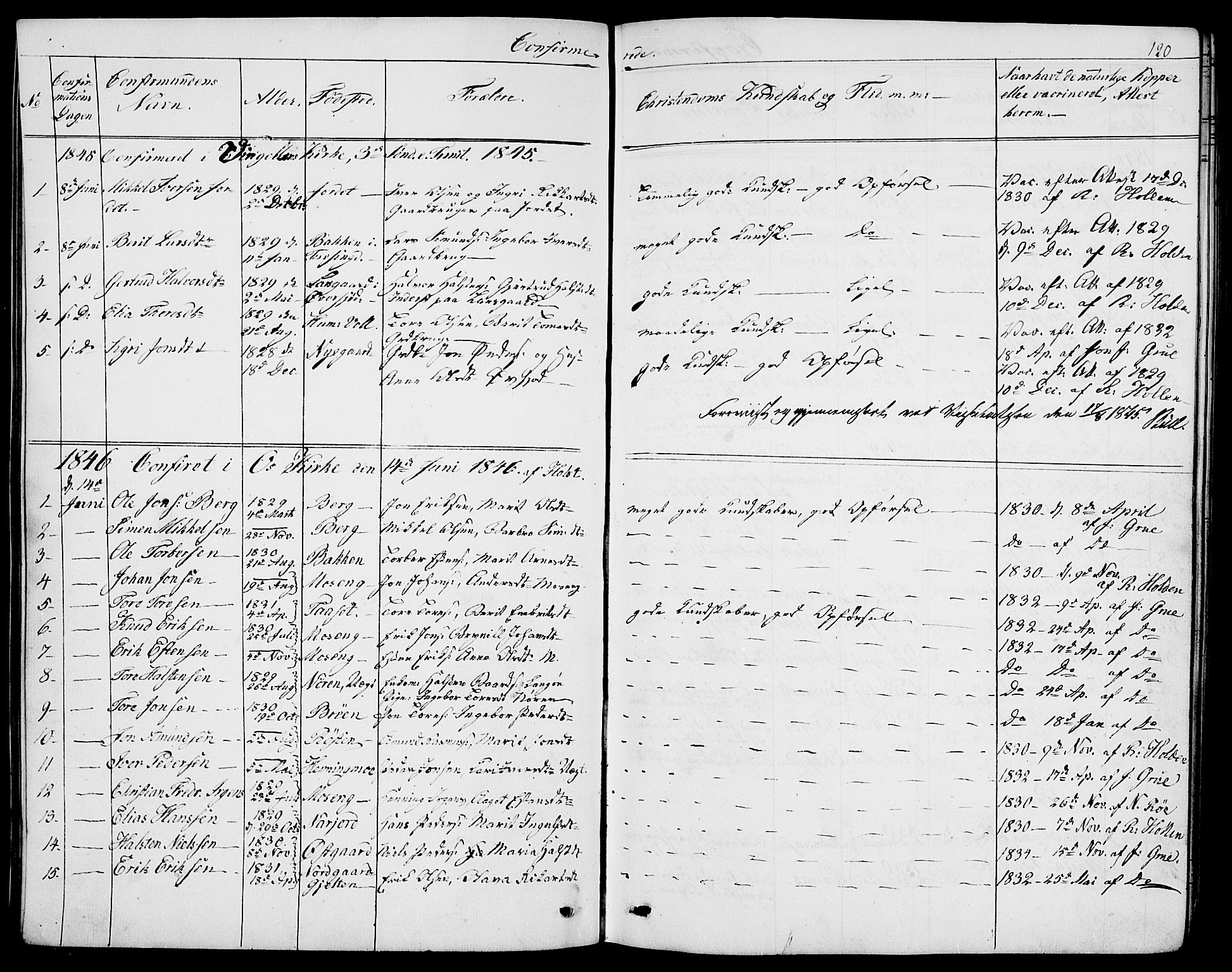 Tolga prestekontor, SAH/PREST-062/L/L0004: Parish register (copy) no. 4, 1845-1887, p. 120