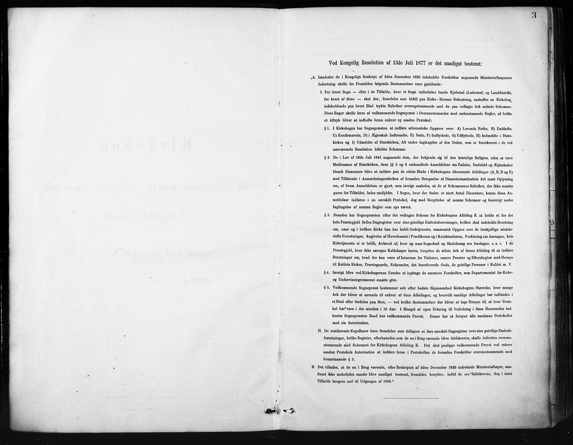 Stryn Sokneprestembete, AV/SAB-A-82501: Parish register (official) no. D 1, 1878-1907, p. 3