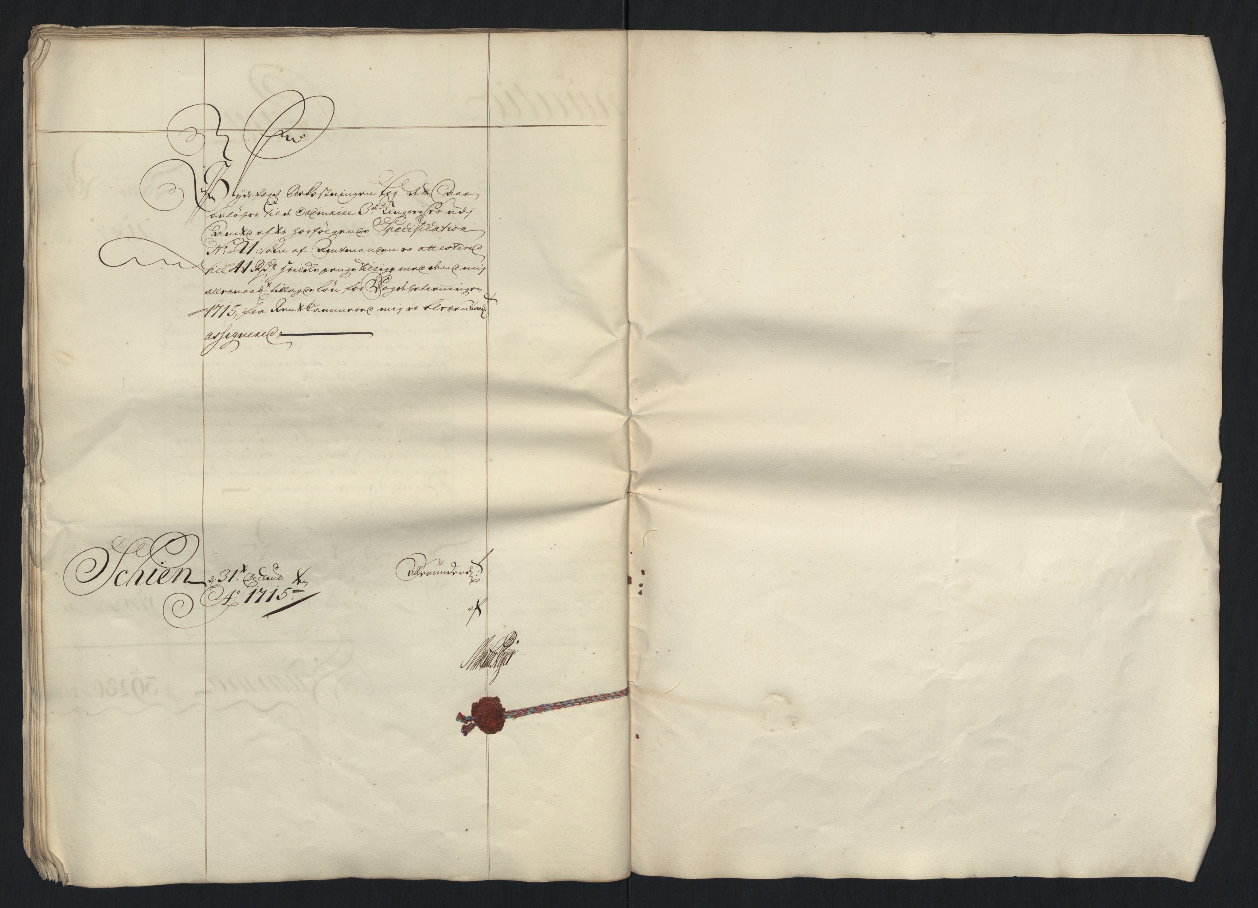 Rentekammeret inntil 1814, Reviderte regnskaper, Fogderegnskap, AV/RA-EA-4092/R36/L2127: Fogderegnskap Øvre og Nedre Telemark og Bamble, 1715, p. 22