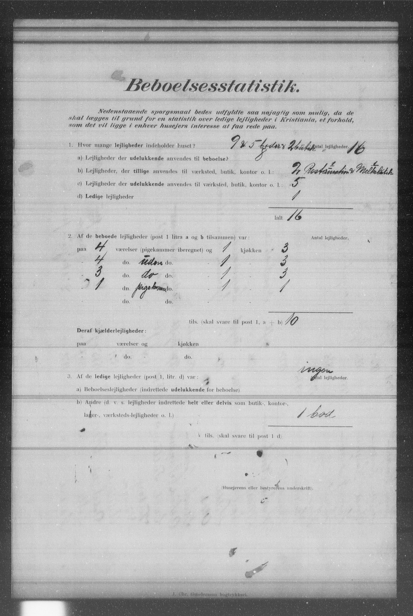 OBA, Municipal Census 1902 for Kristiania, 1902, p. 11516