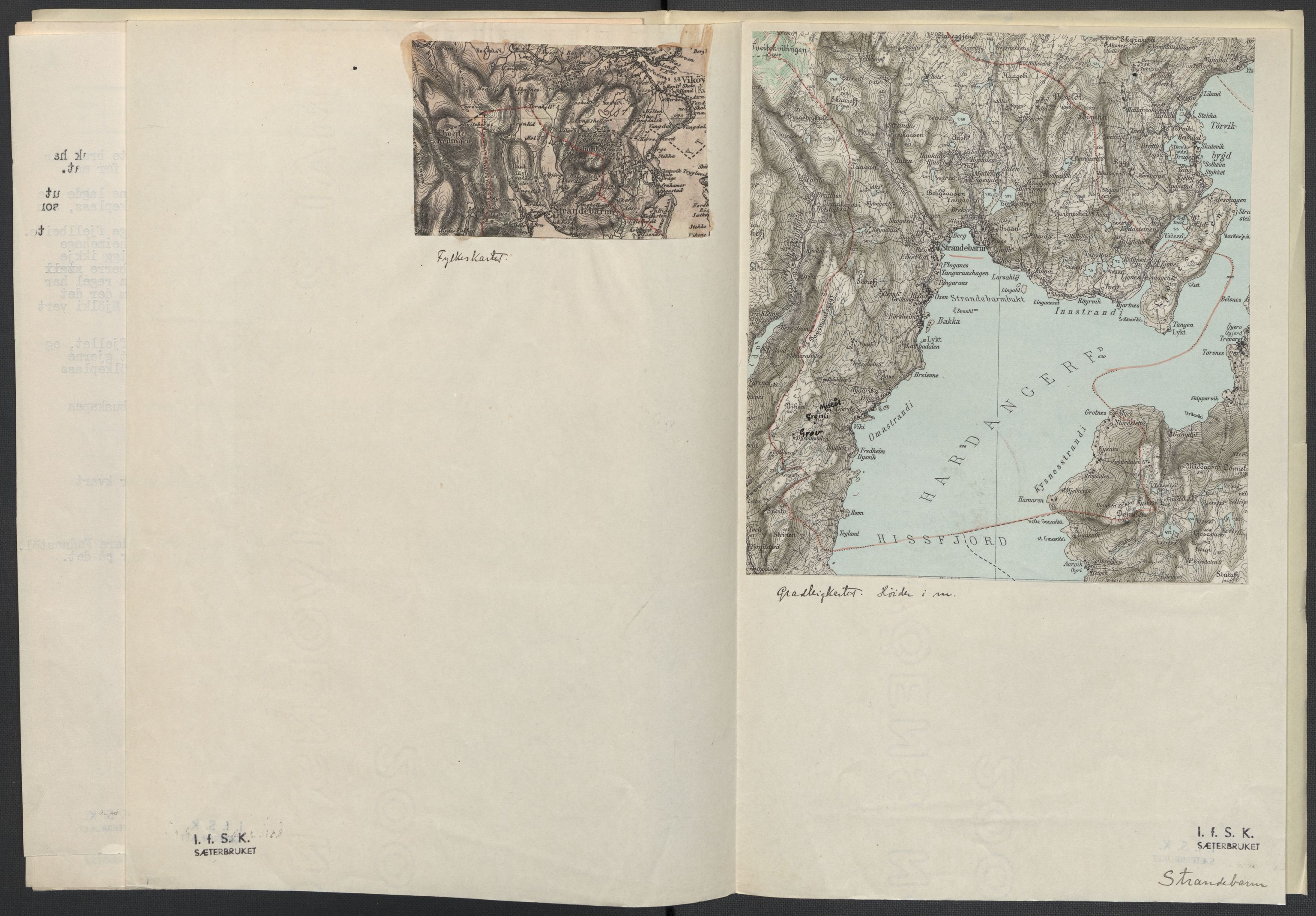 Instituttet for sammenlignende kulturforskning, AV/RA-PA-0424/F/Fc/L0010/0002: Eske B10: / Hordaland (perm XXVI), 1932-1935