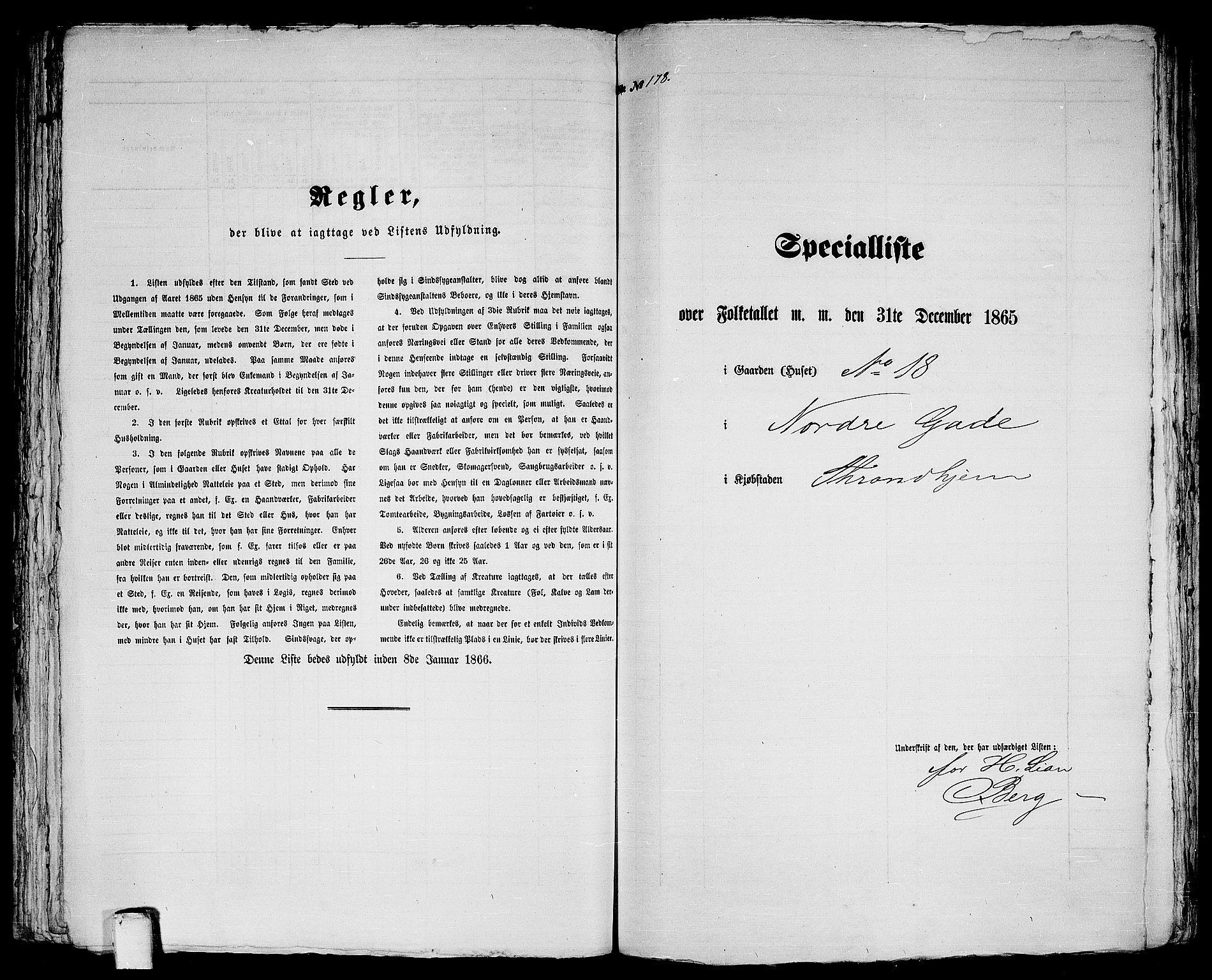 RA, 1865 census for Trondheim, 1865, p. 391