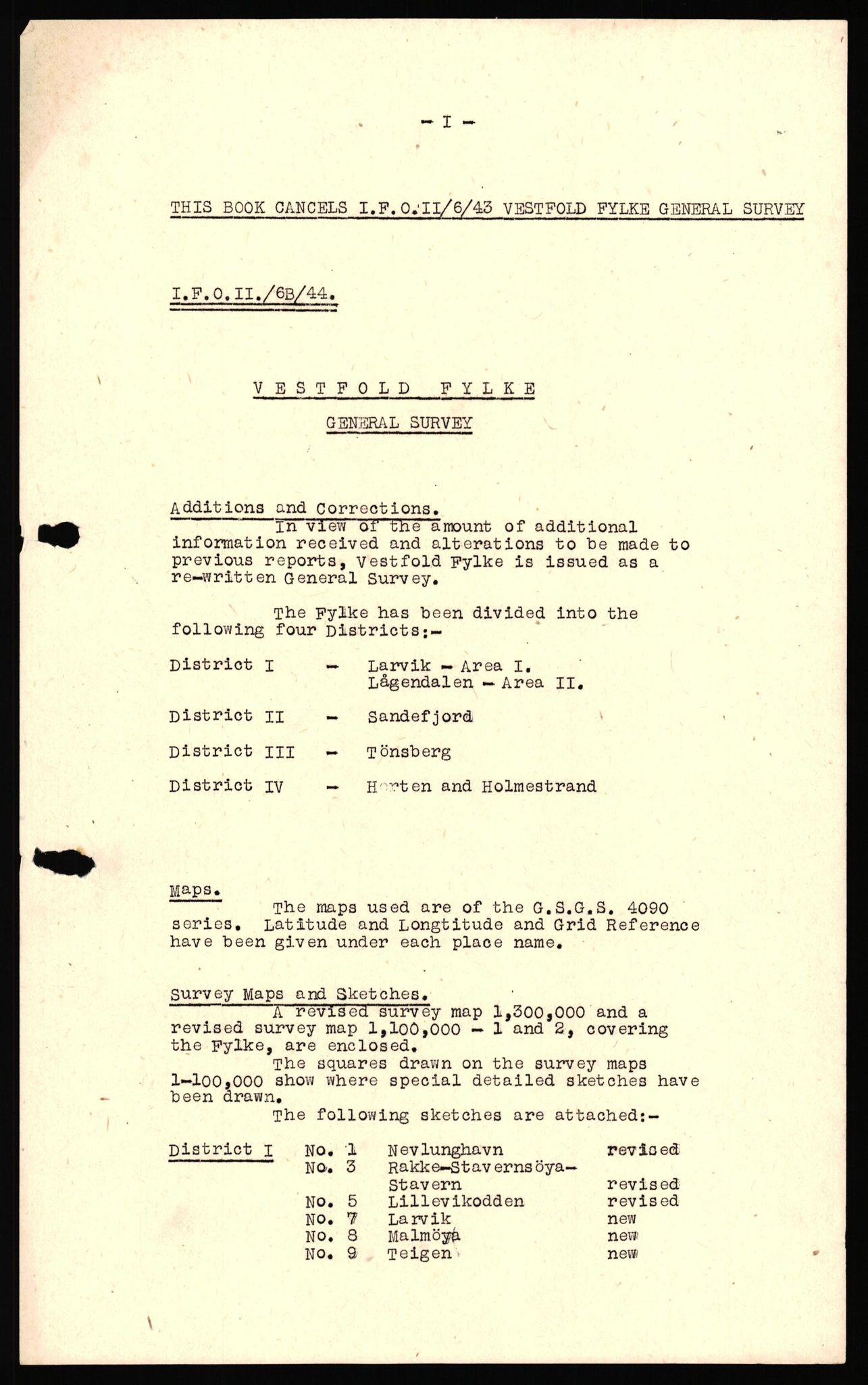 Forsvaret, Forsvarets overkommando II, AV/RA-RAFA-3915/D/Dd/L0024: Vestfold, 1943-1945, p. 5