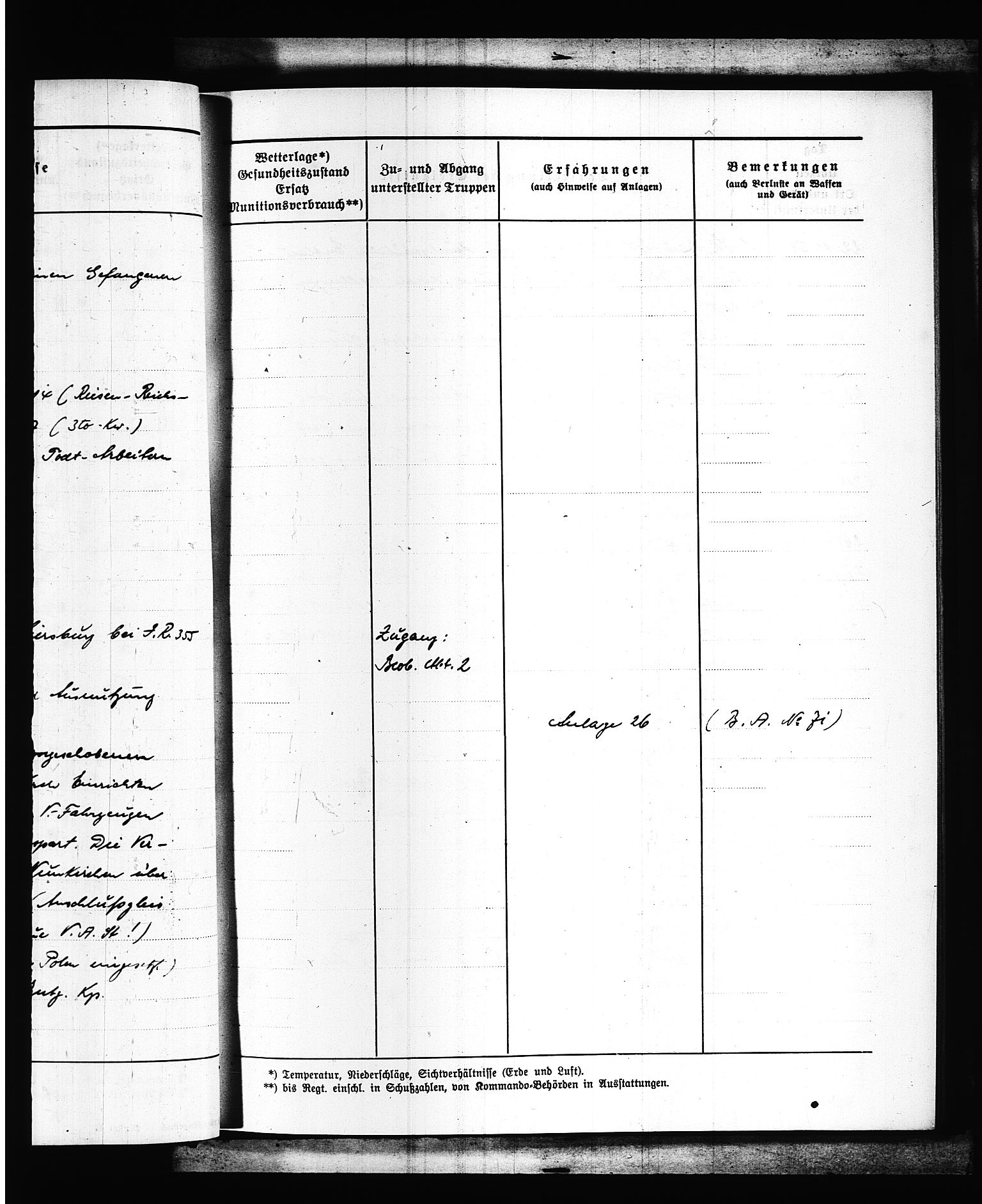 Documents Section, AV/RA-RAFA-2200/V/L0088: Amerikansk mikrofilm "Captured German Documents".
Box No. 727.  FKA jnr. 601/1954., 1939-1940, p. 30