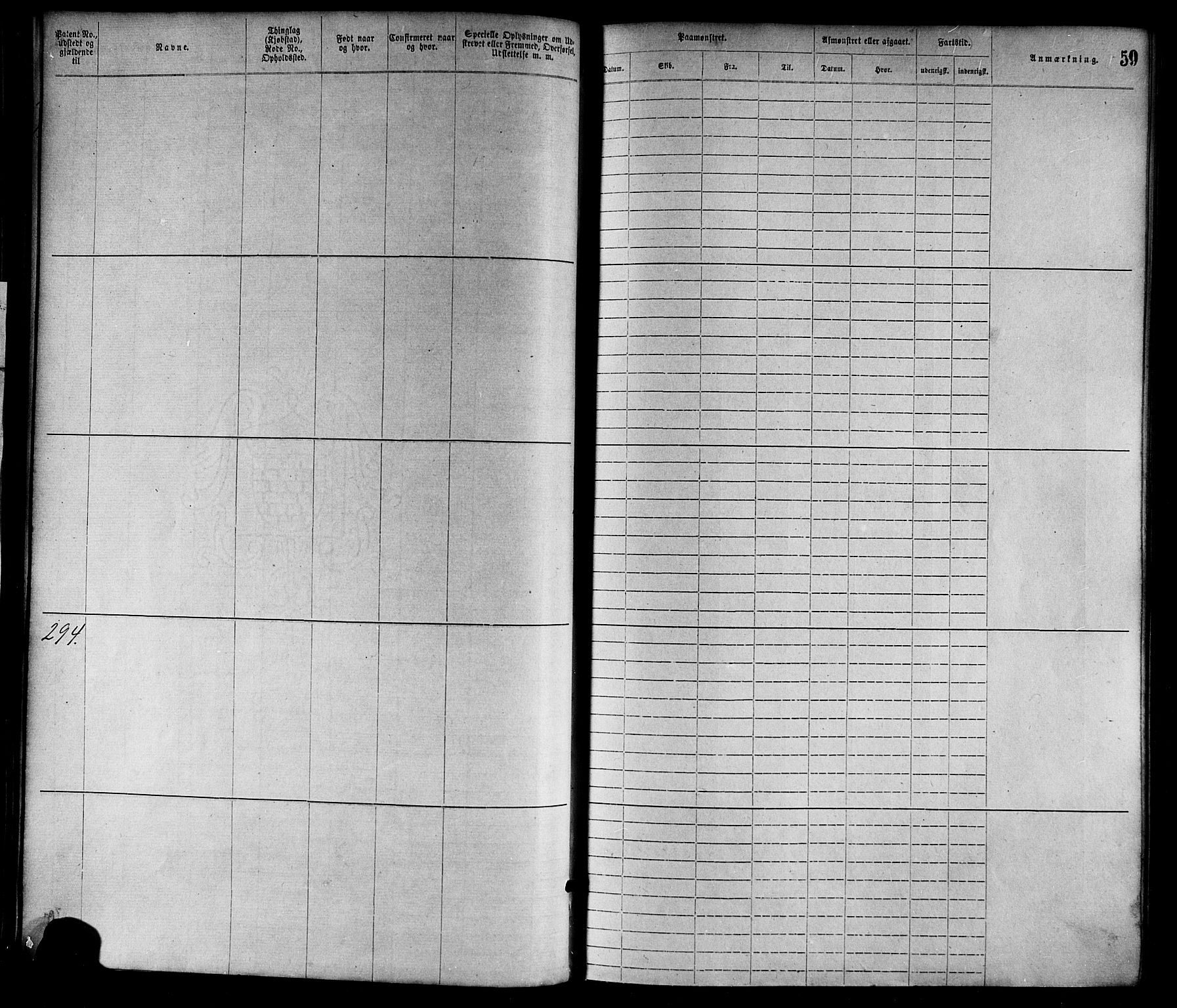 Lillesand mønstringskrets, SAK/2031-0014/F/Fa/L0004: Annotasjonsrulle nr 1-1920 med register, G-1, 1869-1891, p. 82