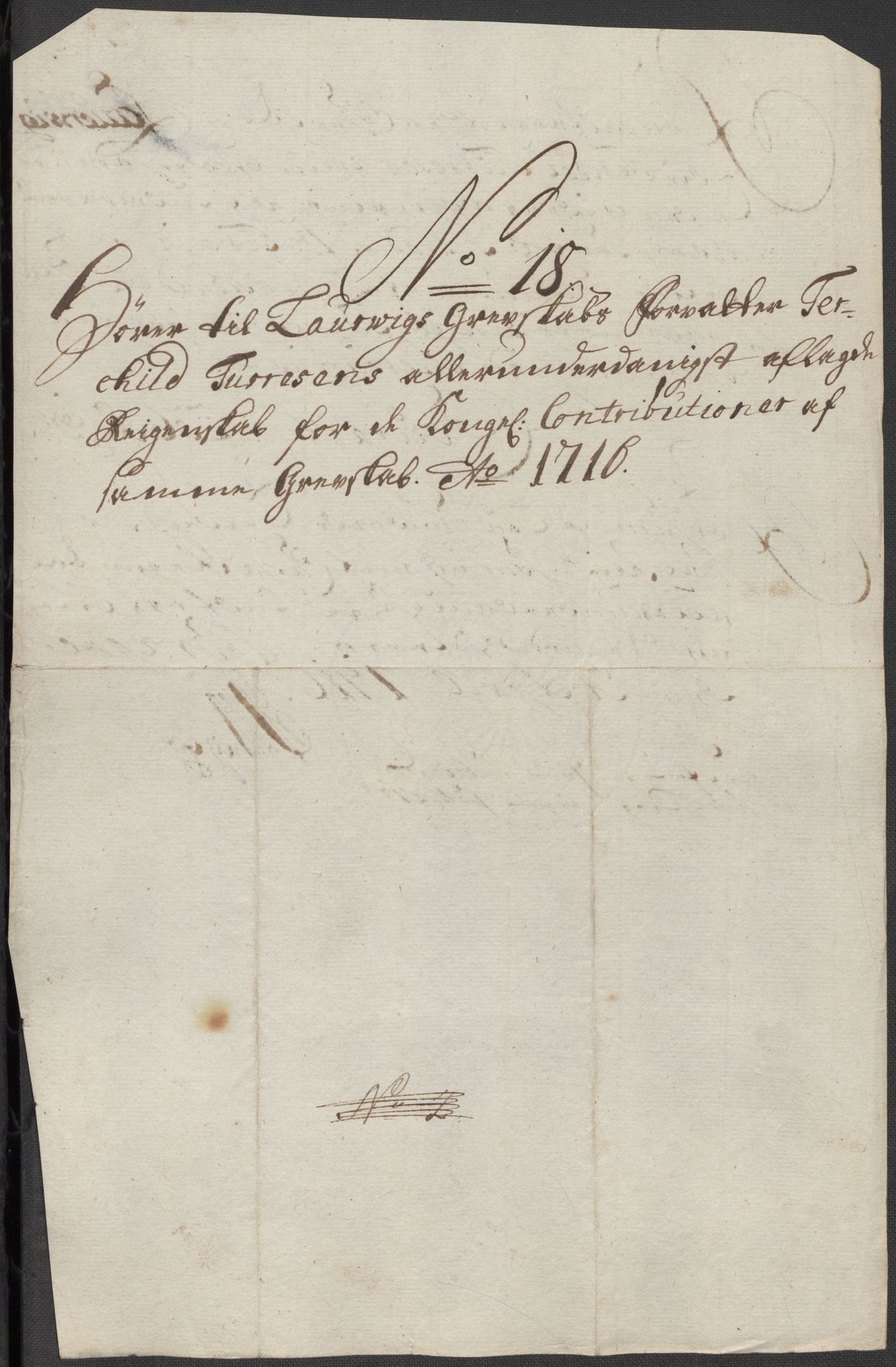 Rentekammeret inntil 1814, Reviderte regnskaper, Fogderegnskap, AV/RA-EA-4092/R33/L1987: Fogderegnskap Larvik grevskap, 1716-1717, p. 220