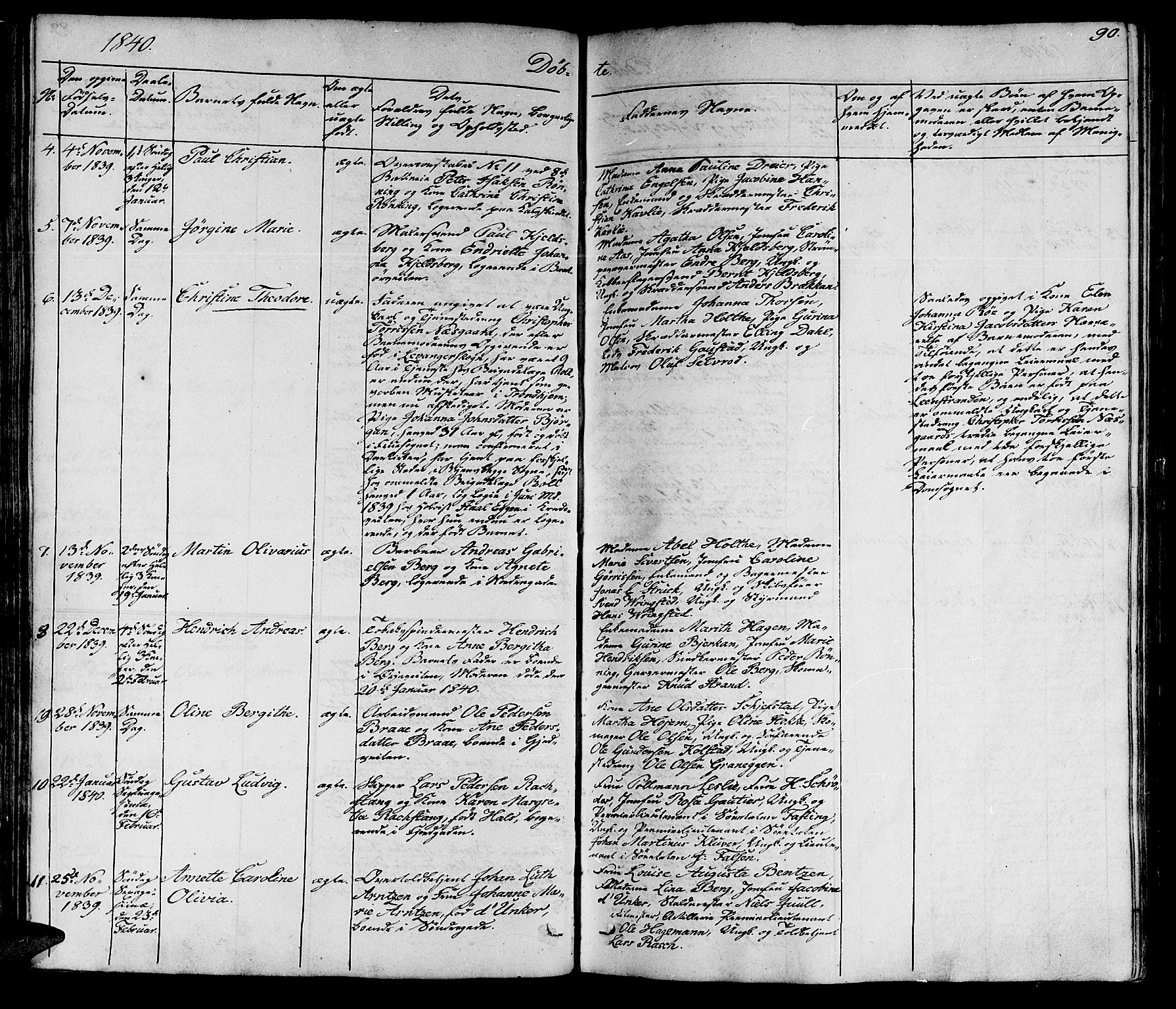 Ministerialprotokoller, klokkerbøker og fødselsregistre - Sør-Trøndelag, SAT/A-1456/602/L0136: Parish register (copy) no. 602C04, 1833-1845, p. 90