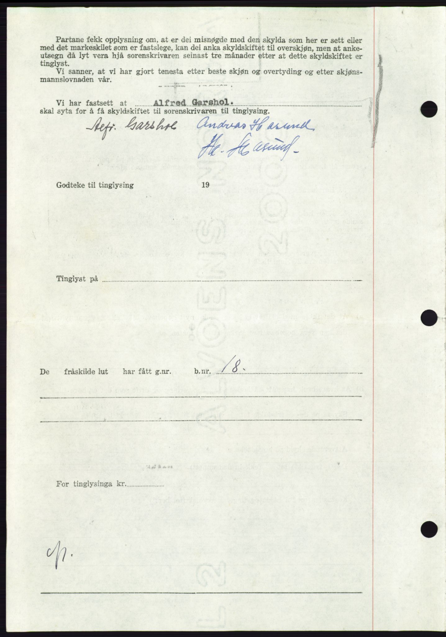 Søre Sunnmøre sorenskriveri, AV/SAT-A-4122/1/2/2C/L0110: Mortgage book no. 36A, 1958-1958, Diary no: : 1495/1958