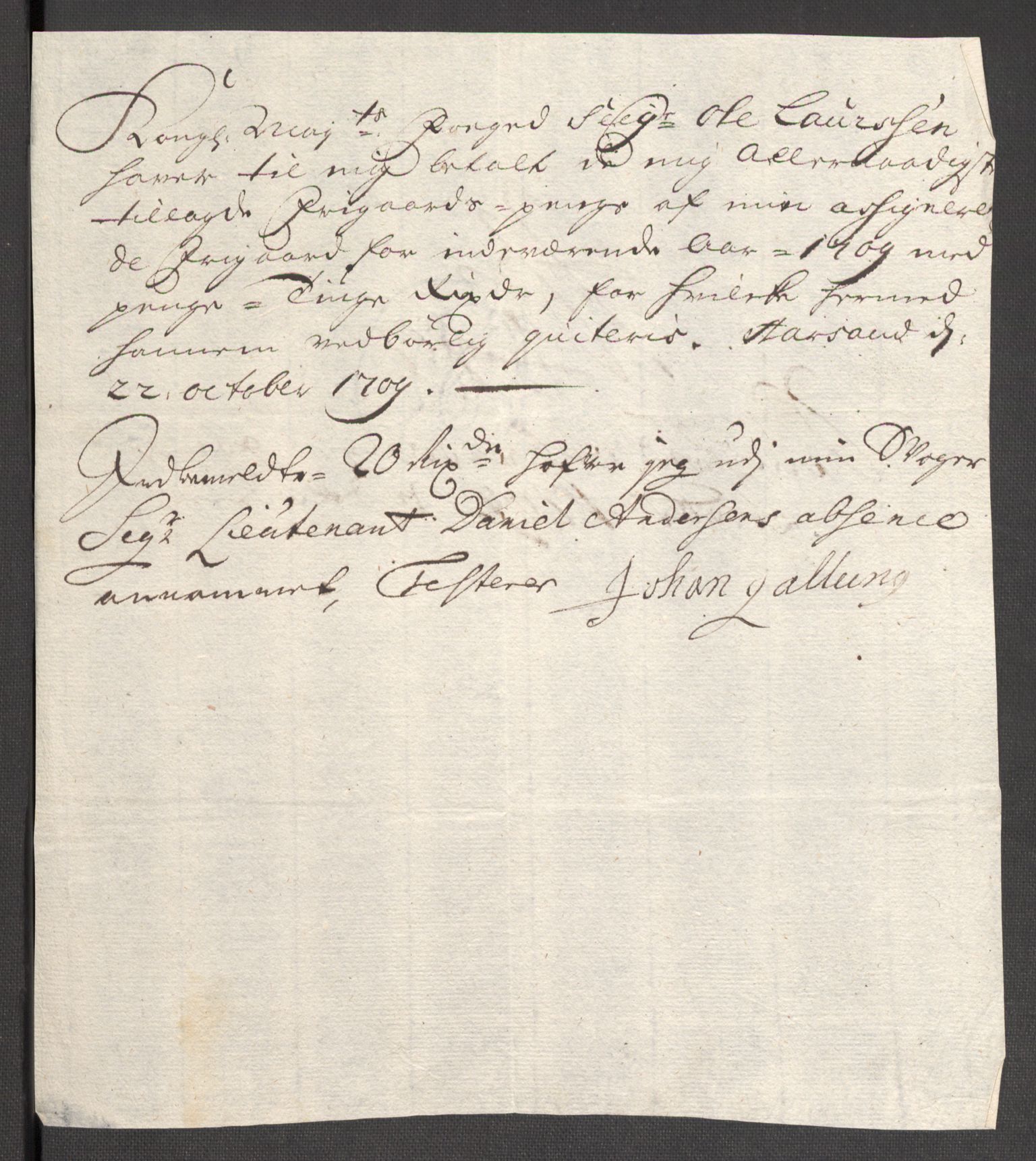 Rentekammeret inntil 1814, Reviderte regnskaper, Fogderegnskap, AV/RA-EA-4092/R48/L2986: Fogderegnskap Sunnhordland og Hardanger, 1709-1710, p. 234