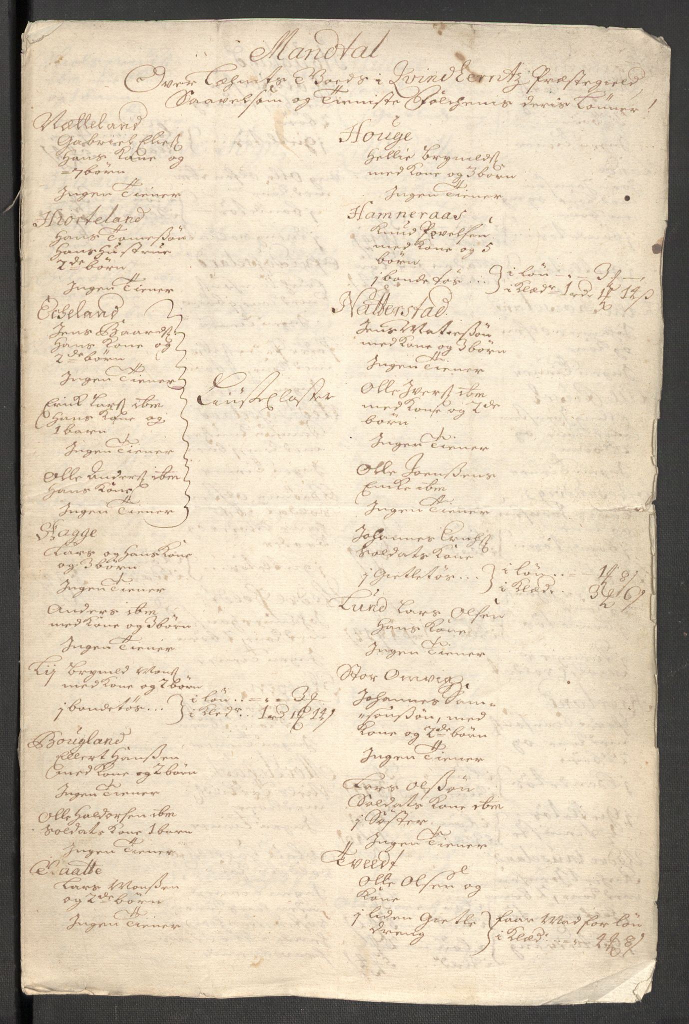 Rentekammeret inntil 1814, Reviderte regnskaper, Fogderegnskap, RA/EA-4092/R48/L2987: Fogderegnskap Sunnhordland og Hardanger, 1711, p. 584