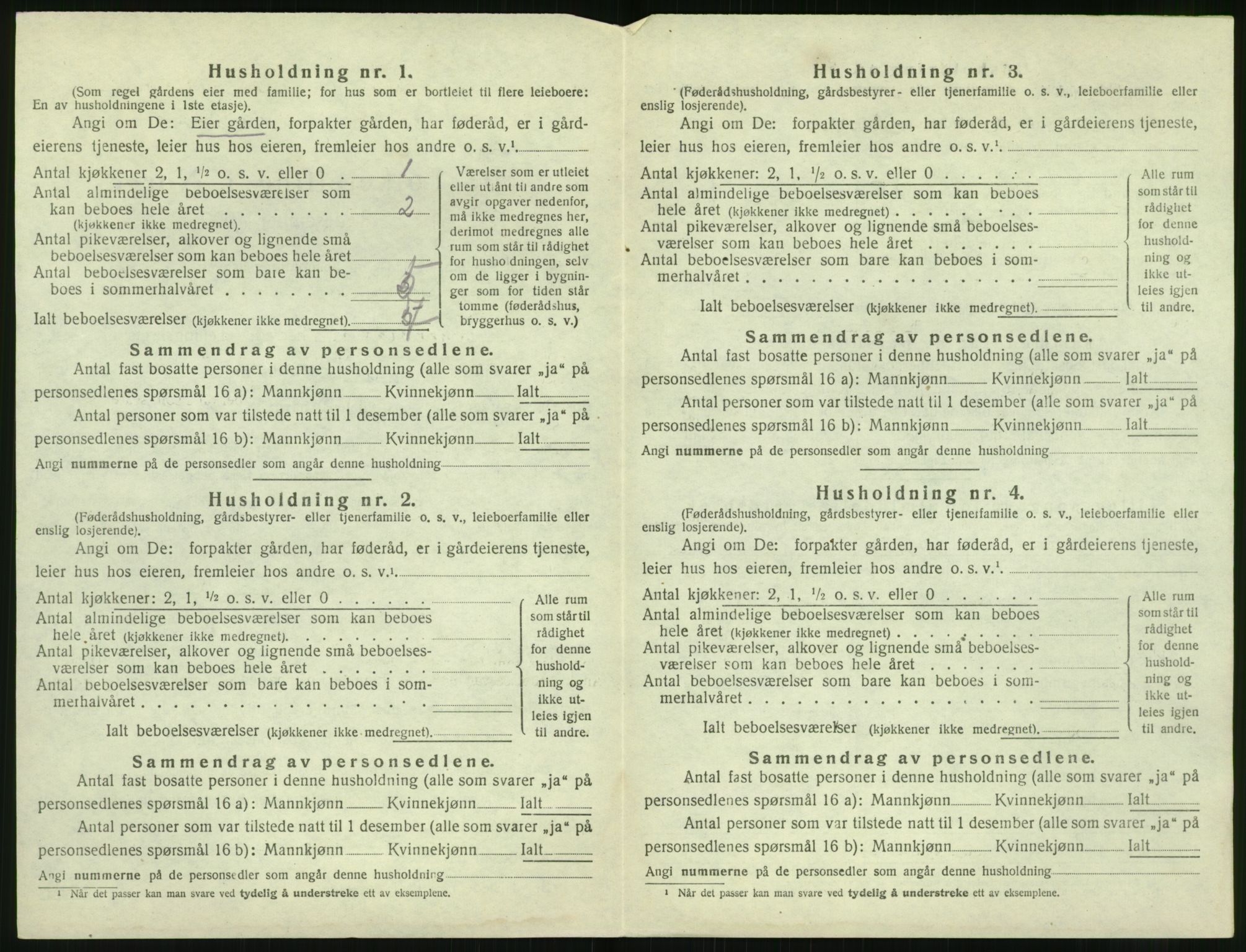 SAK, 1920 census for Søndeled, 1920, p. 810