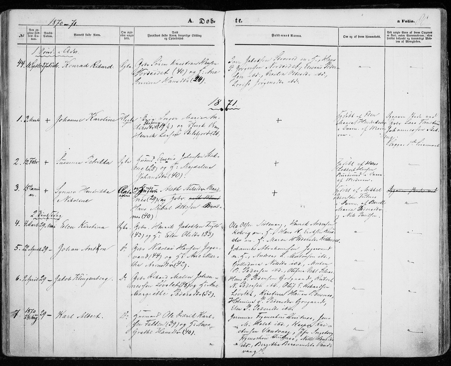Karlsøy sokneprestembete, SATØ/S-1299/H/Ha/Haa/L0004kirke: Parish register (official) no. 4, 1861-1871, p. 80