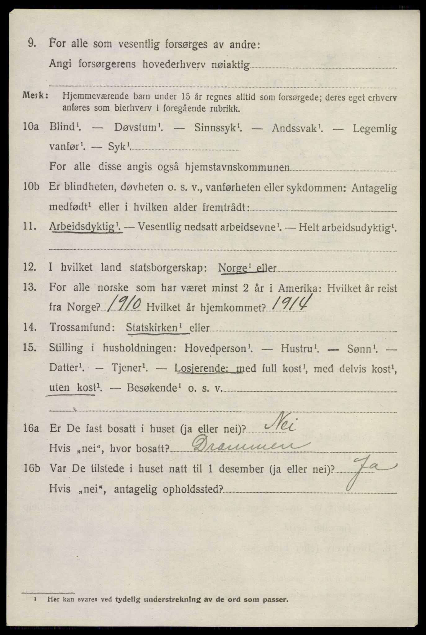 SAKO, 1920 census for Røyken, 1920, p. 11703