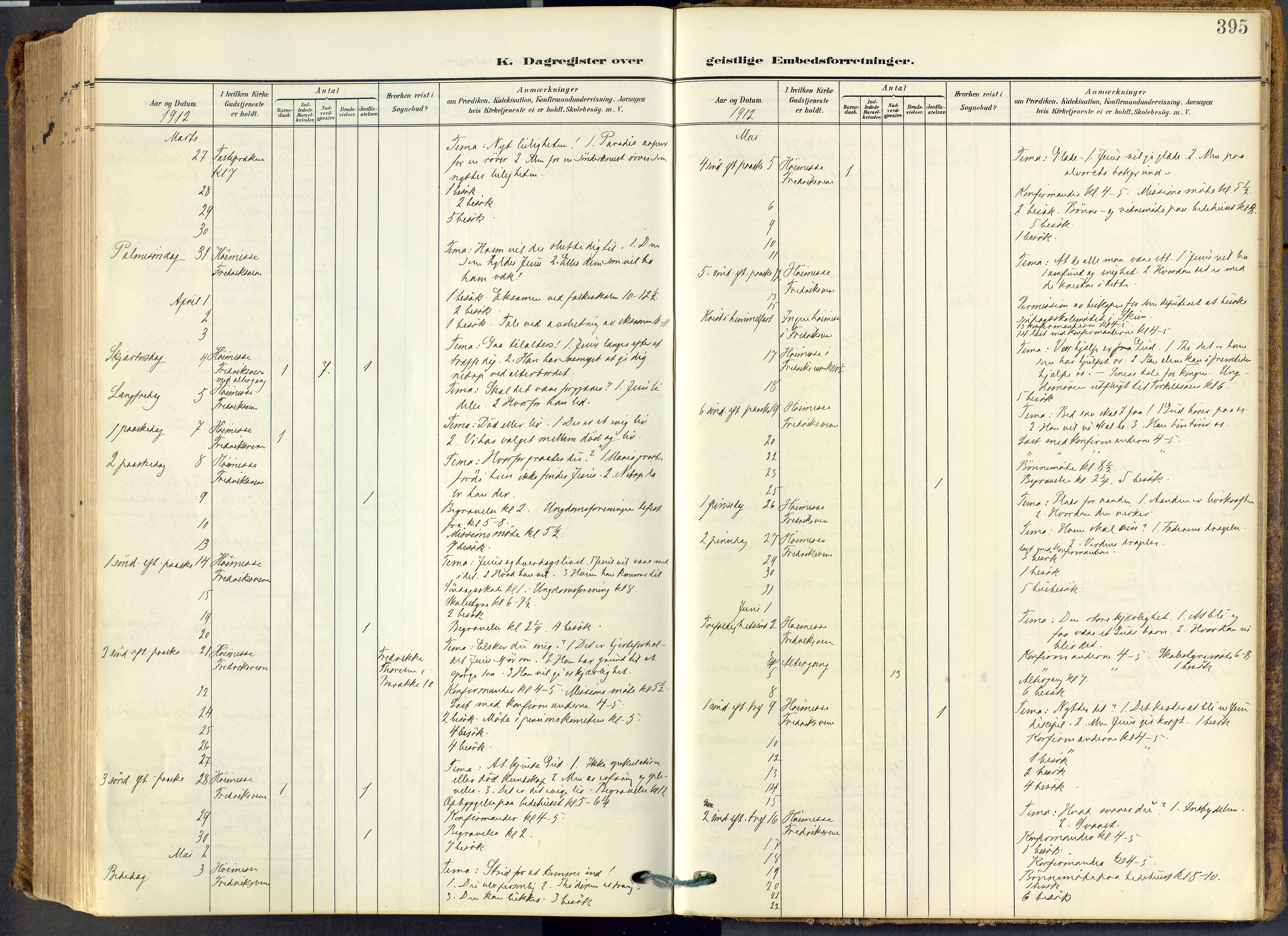 Stavern kirkebøker, SAKO/A-318/F/Fa/L0009: Parish register (official) no. 9, 1906-1955, p. 395