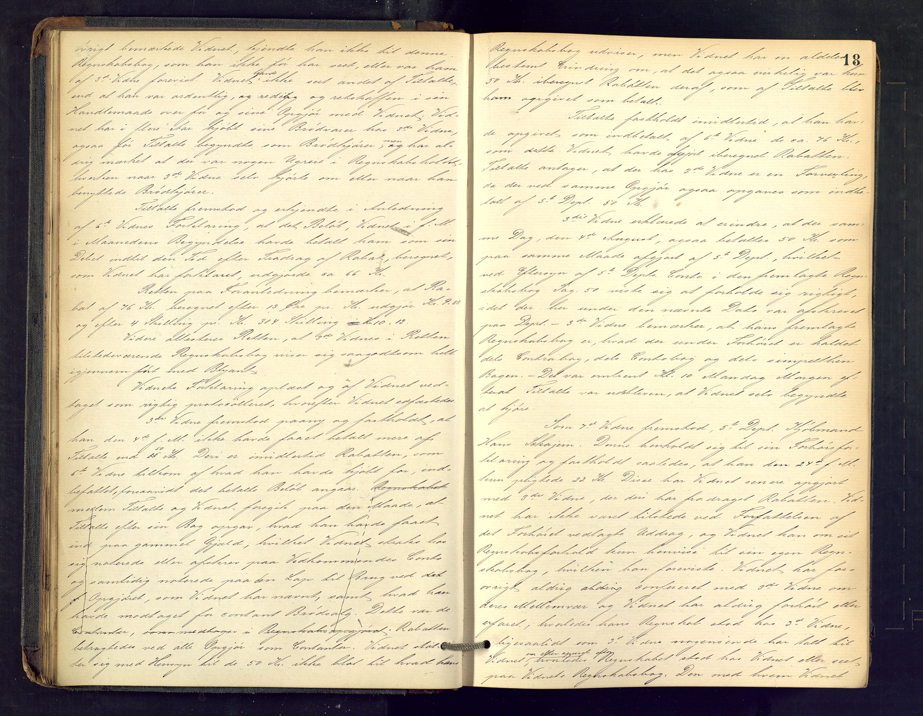 Drammen byfogd, AV/SAKO-A-222/F/Fe/L0023: Ekstrarettsprotokoll, 1885-1891, p. 18