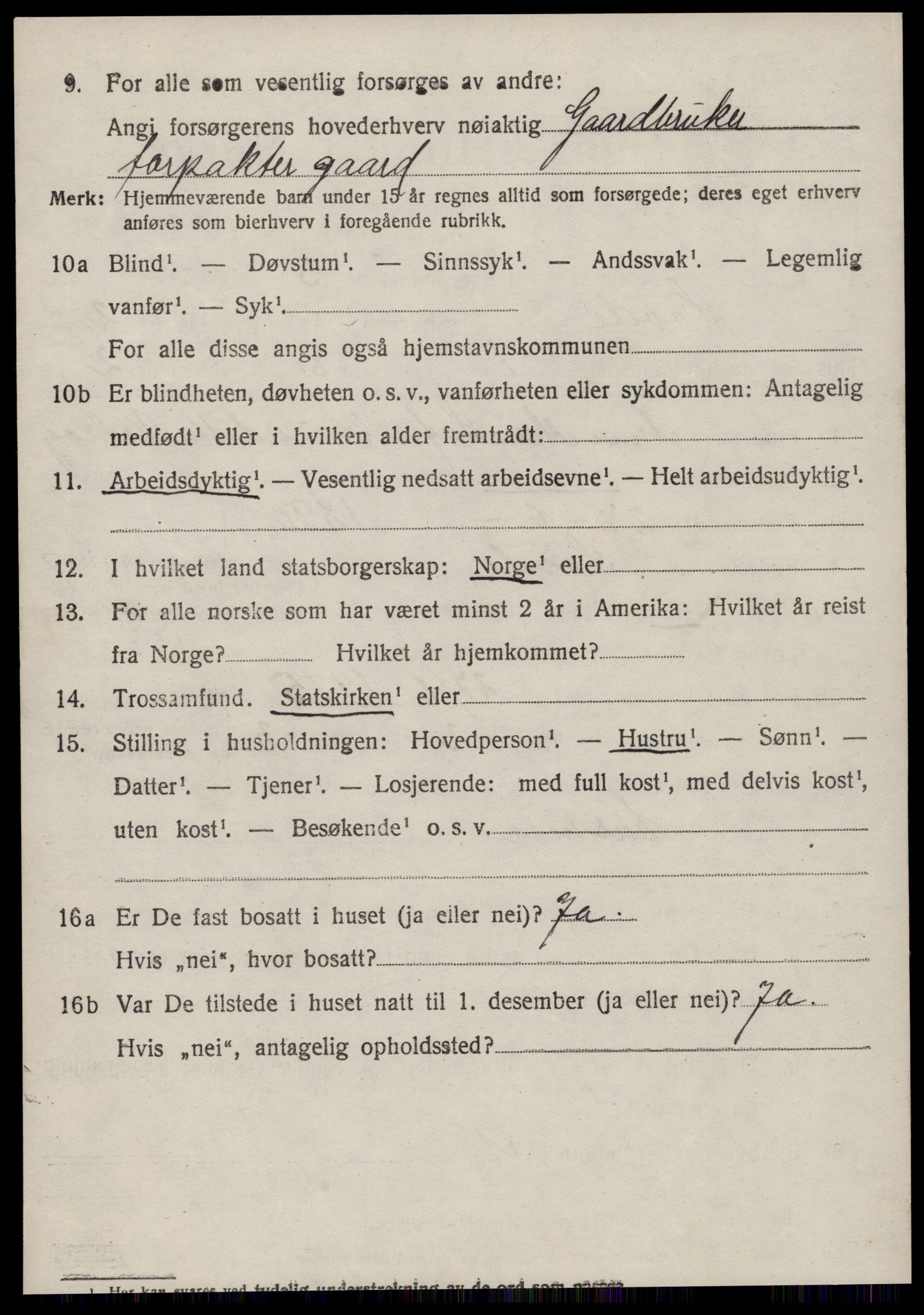 SAT, 1920 census for Syvde, 1920, p. 619