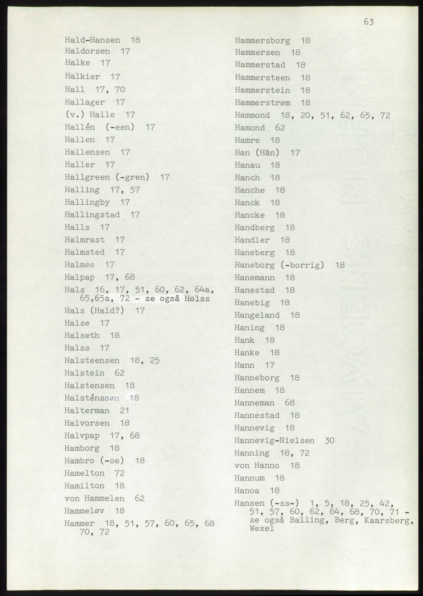 Lassens samlinger, AV/RA-PA-0051, 1500-1907, p. 63