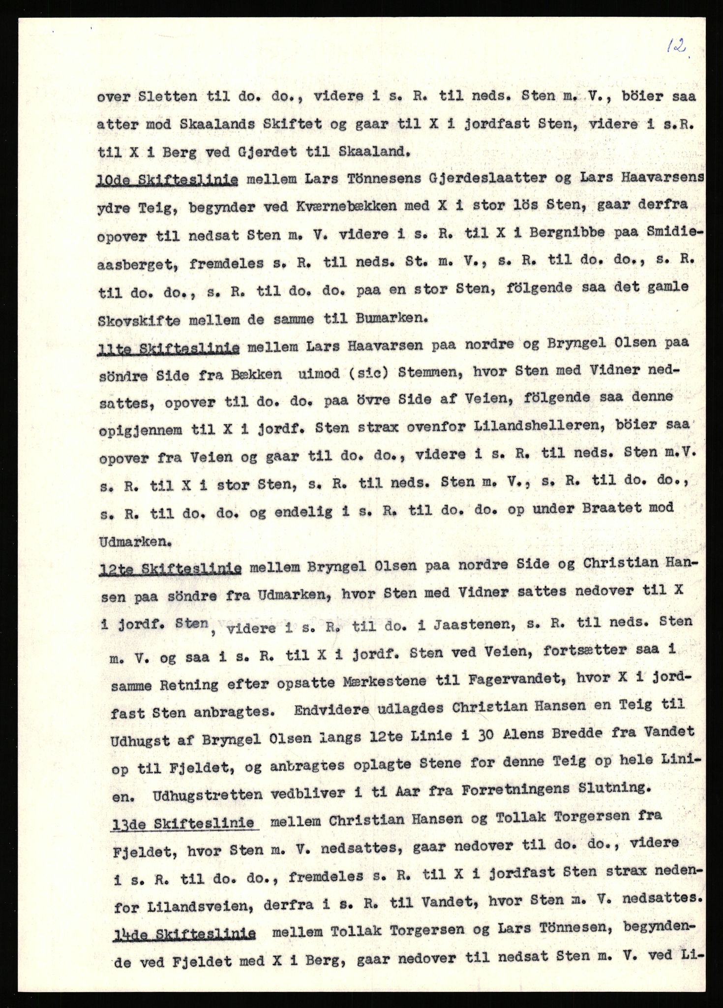 Statsarkivet i Stavanger, AV/SAST-A-101971/03/Y/Yj/L0028: Avskrifter sortert etter gårdsnavn: Gudla - Haga i Håland, 1750-1930, p. 256