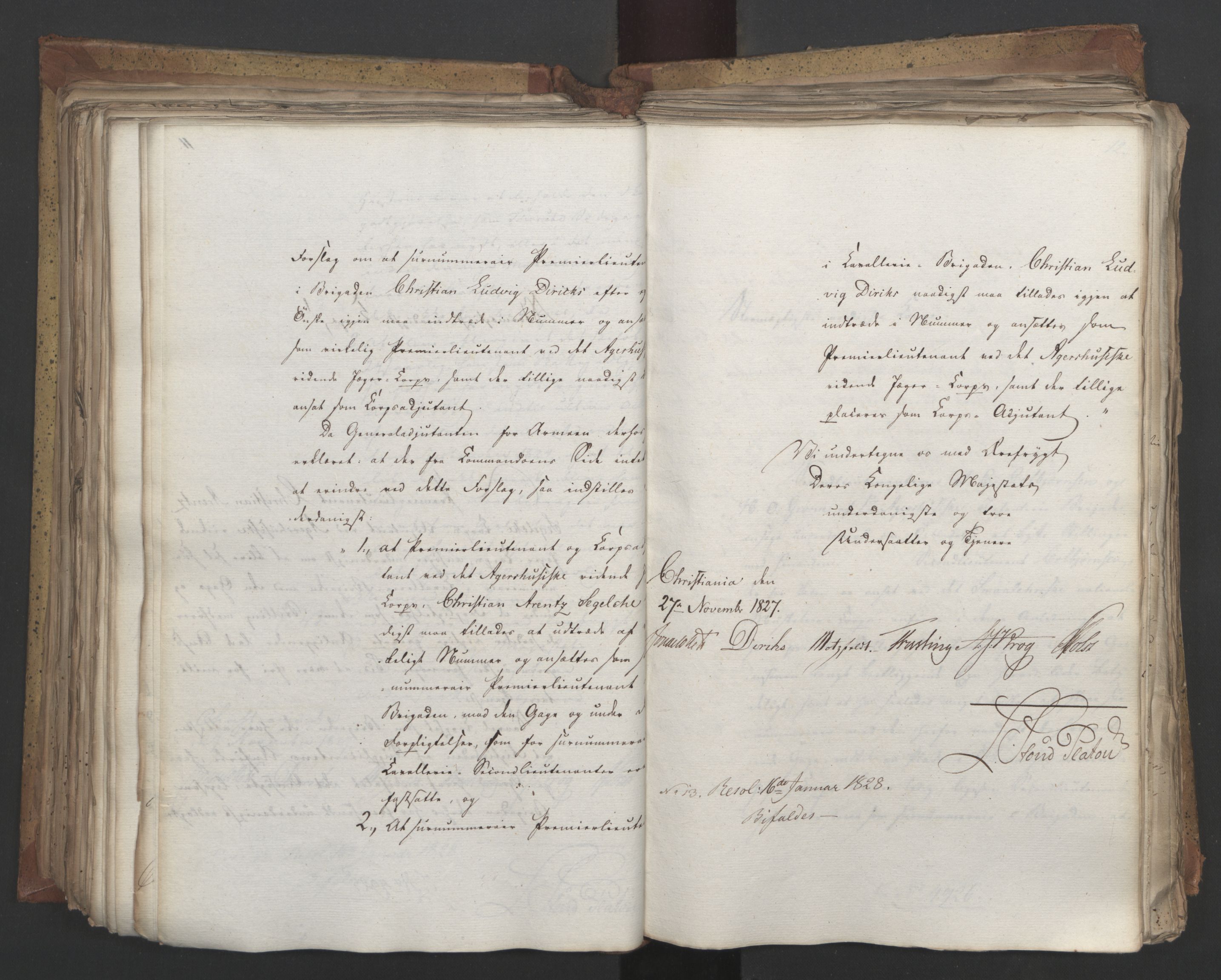 Statsrådsavdelingen i Stockholm, AV/RA-S-1003/D/Da/L0053: Regjeringsinnstillinger nr. 4800-5017, 1827, p. 378
