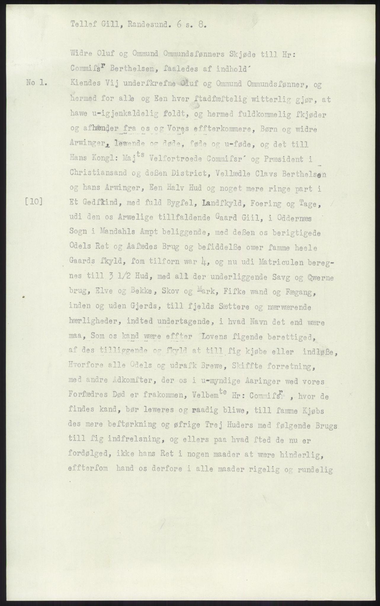 Samlinger til kildeutgivelse, Diplomavskriftsamlingen, RA/EA-4053/H/Ha, p. 1283