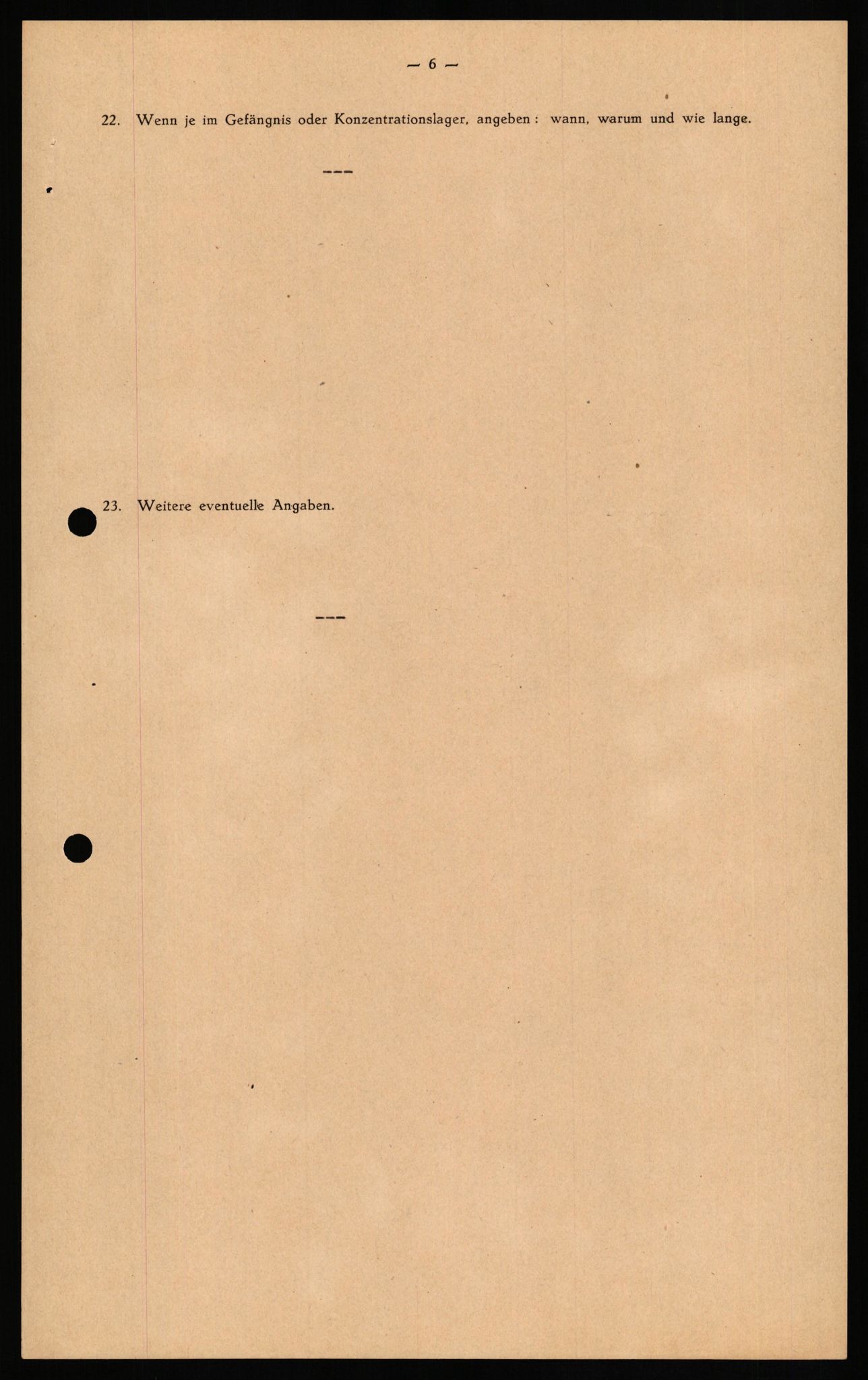 Forsvaret, Forsvarets overkommando II, AV/RA-RAFA-3915/D/Db/L0025: CI Questionaires. Tyske okkupasjonsstyrker i Norge. Tyskere., 1945-1946, p. 30