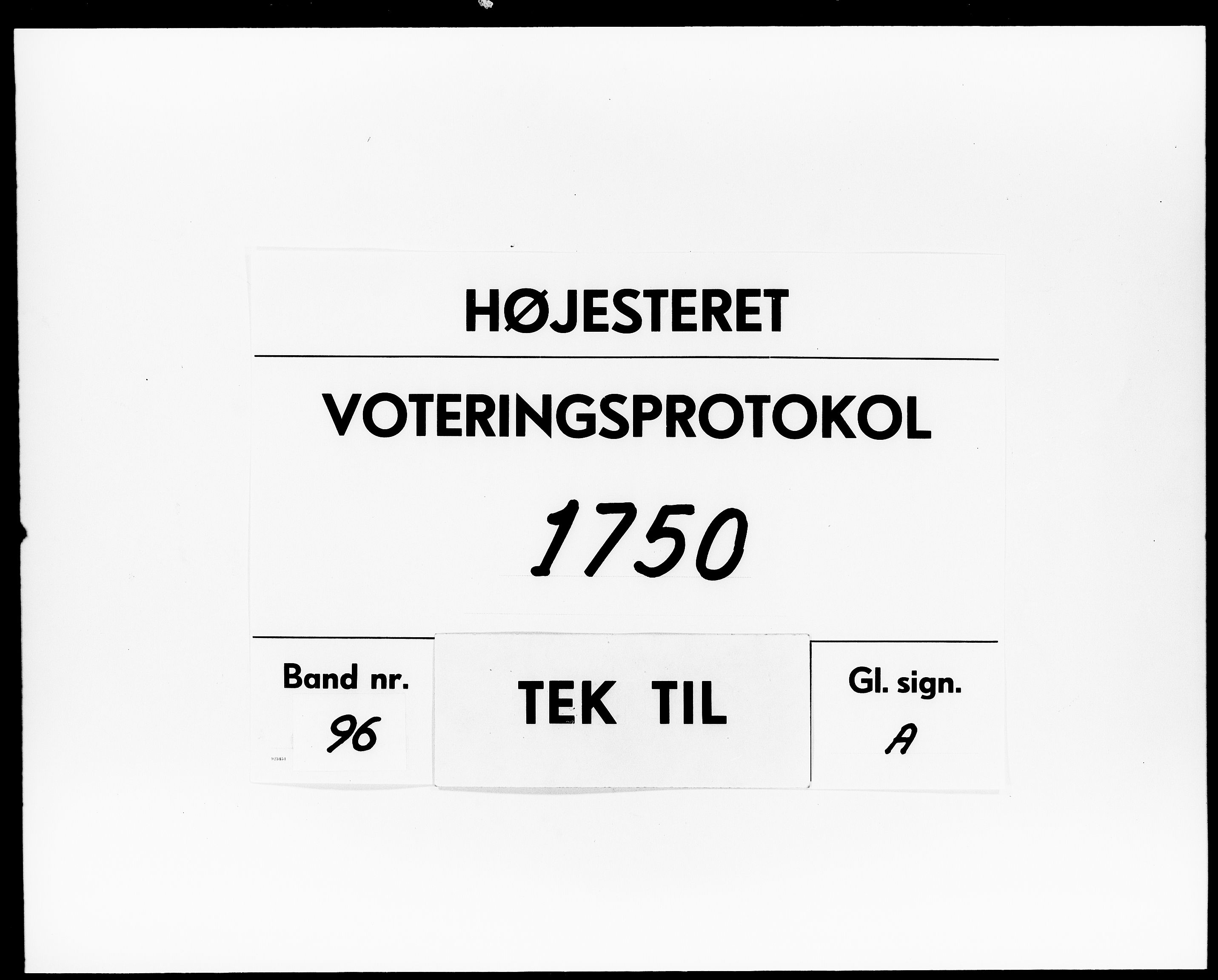 Højesteret, DRA/A-0009, 1750