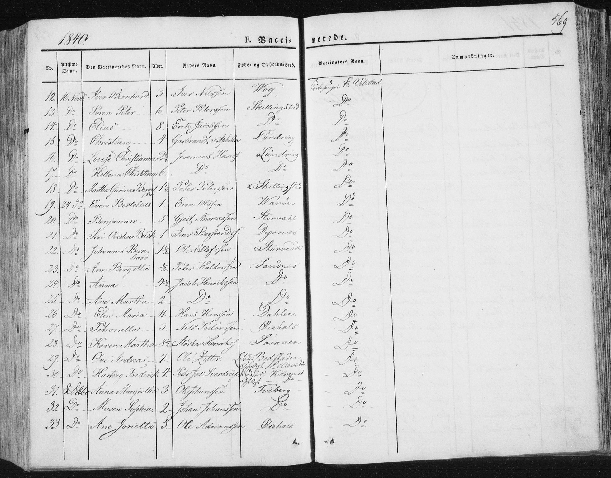 Ministerialprotokoller, klokkerbøker og fødselsregistre - Nord-Trøndelag, SAT/A-1458/784/L0669: Parish register (official) no. 784A04, 1829-1859, p. 569