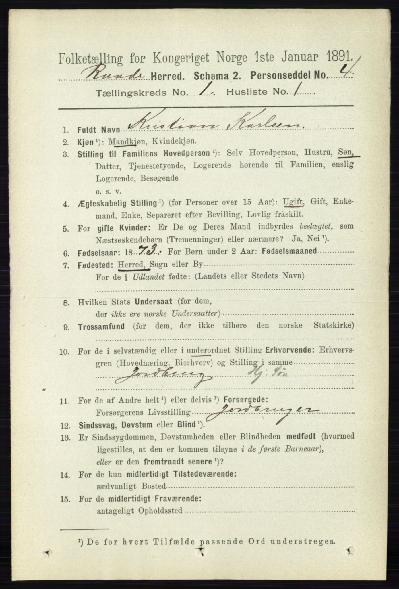 RA, 1891 census for 0135 Råde, 1891, p. 102