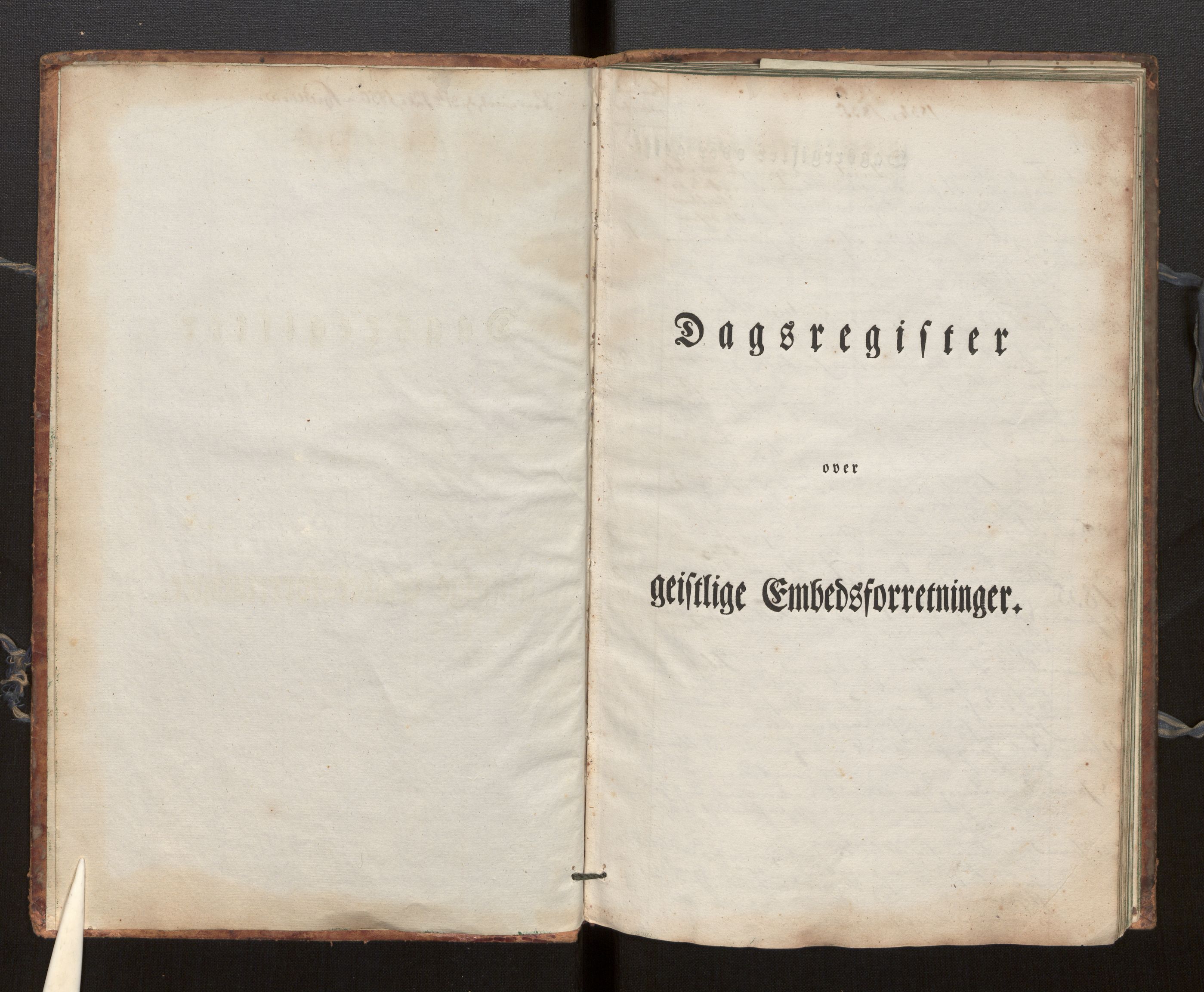 Hafslo sokneprestembete, SAB/A-80301/H/Haa/Haaf/L0001: Diary records no. F 1, 1834-1854