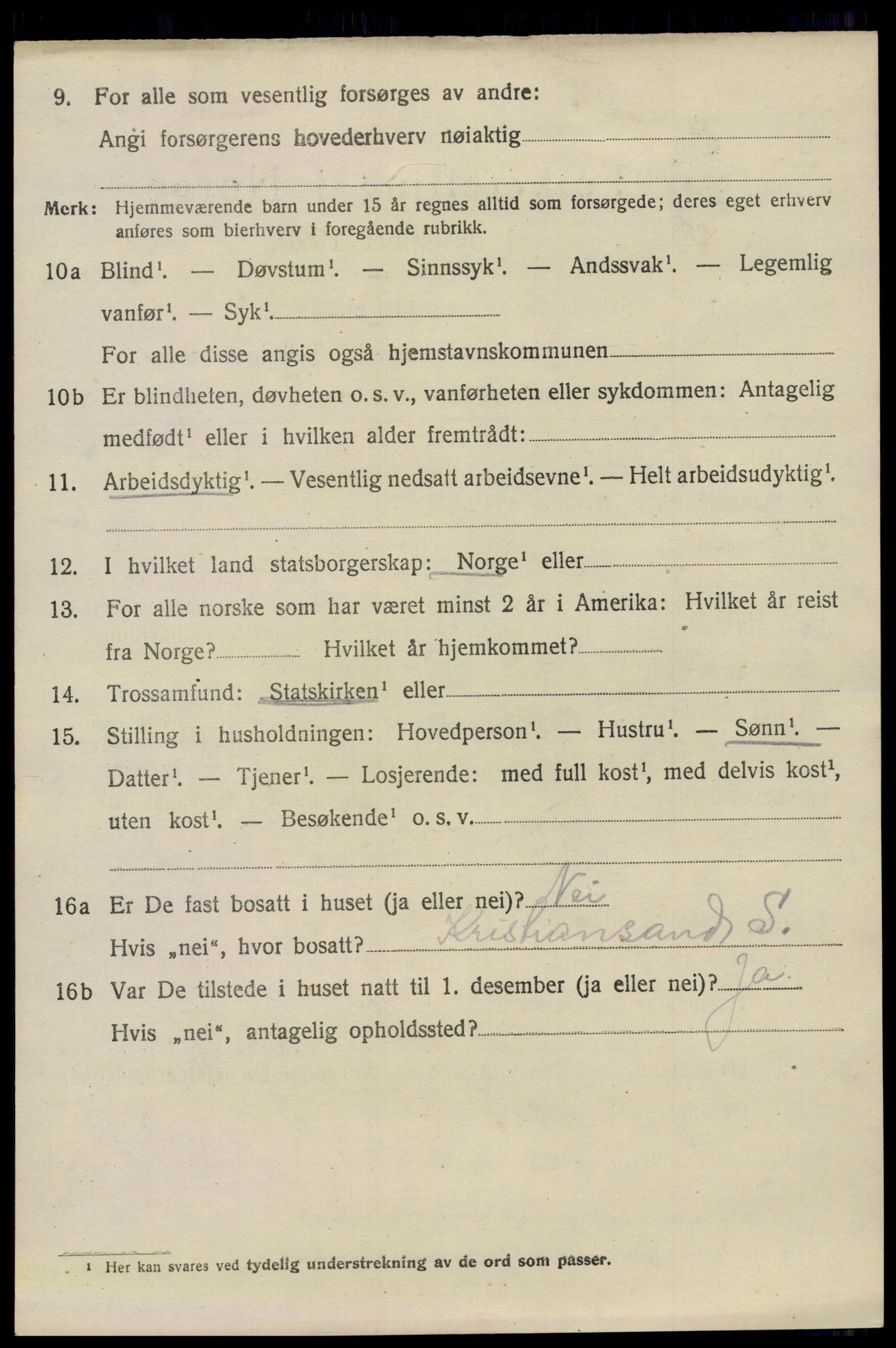 SAO, 1920 census for Glemmen, 1920, p. 7606