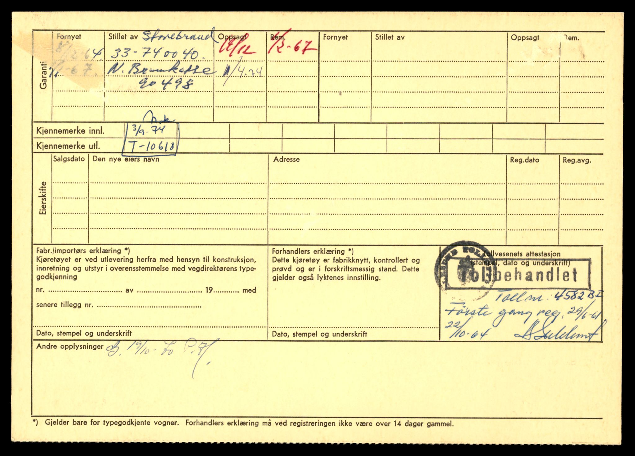 Møre og Romsdal vegkontor - Ålesund trafikkstasjon, AV/SAT-A-4099/F/Fe/L0022: Registreringskort for kjøretøy T 10584 - T 10694, 1927-1998, p. 1104