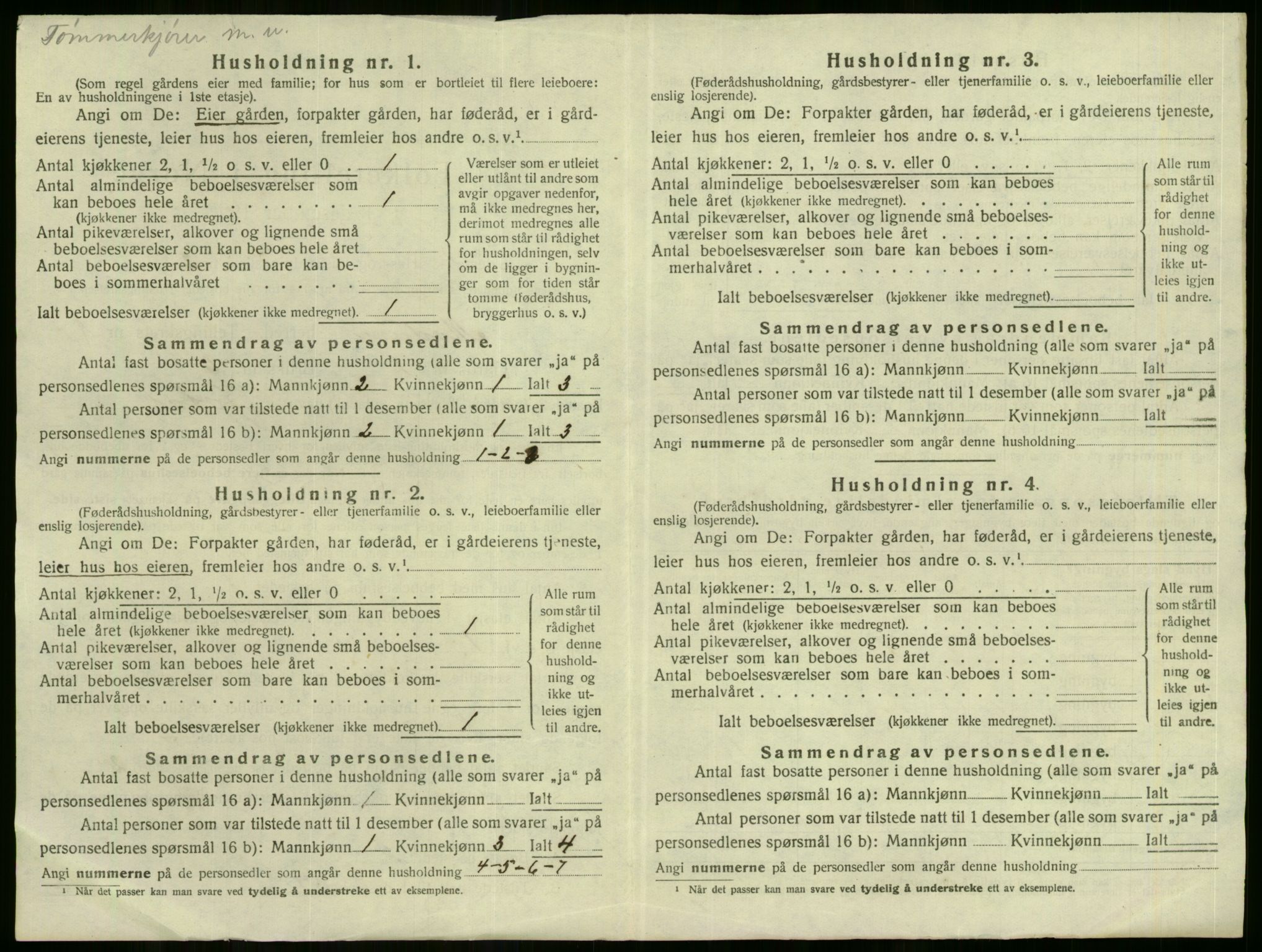 SAKO, 1920 census for Modum, 1920, p. 103