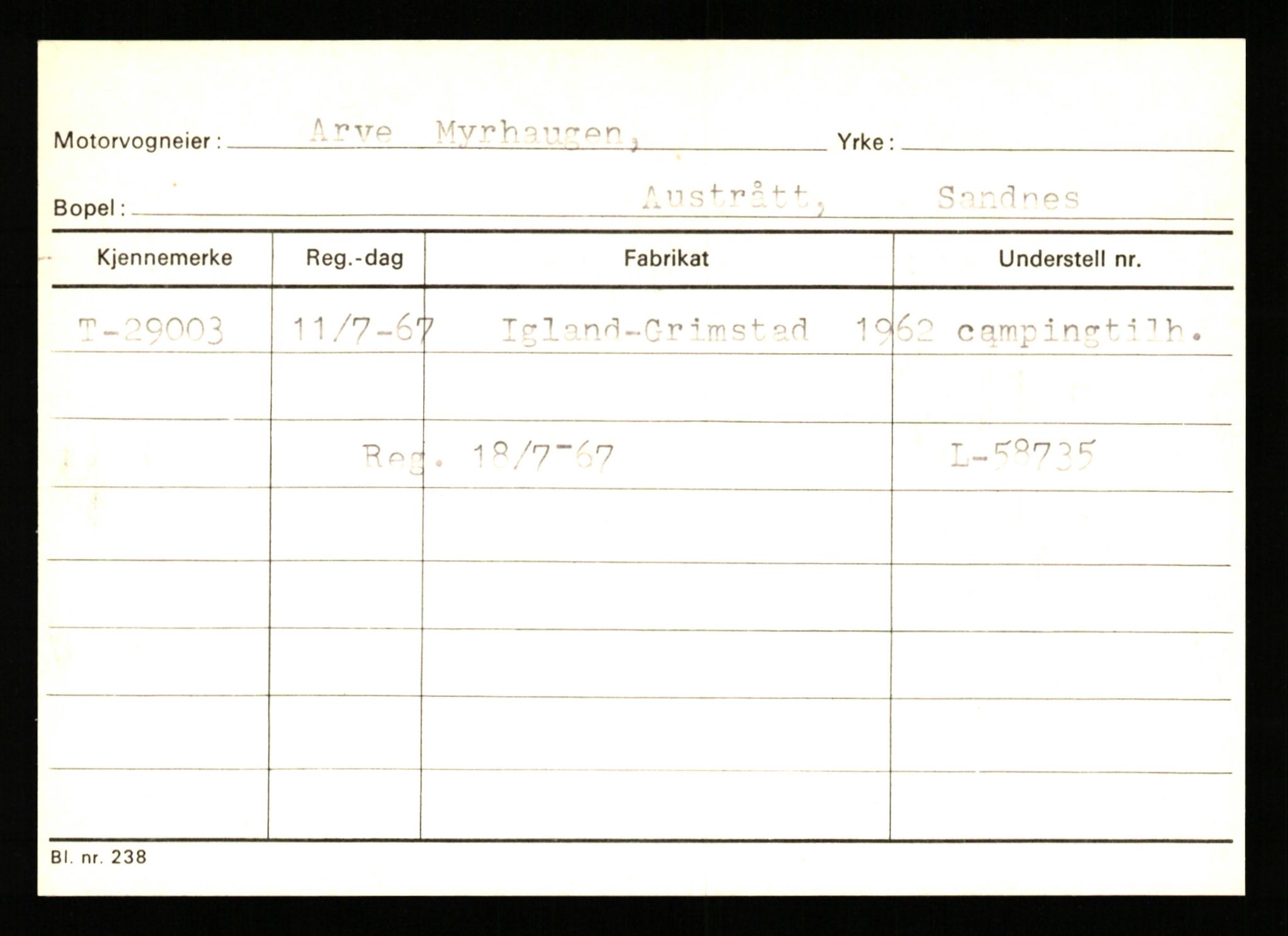 Stavanger trafikkstasjon, AV/SAST-A-101942/0/G/L0005: Registreringsnummer: 23000 - 34245, 1930-1971, p. 1901