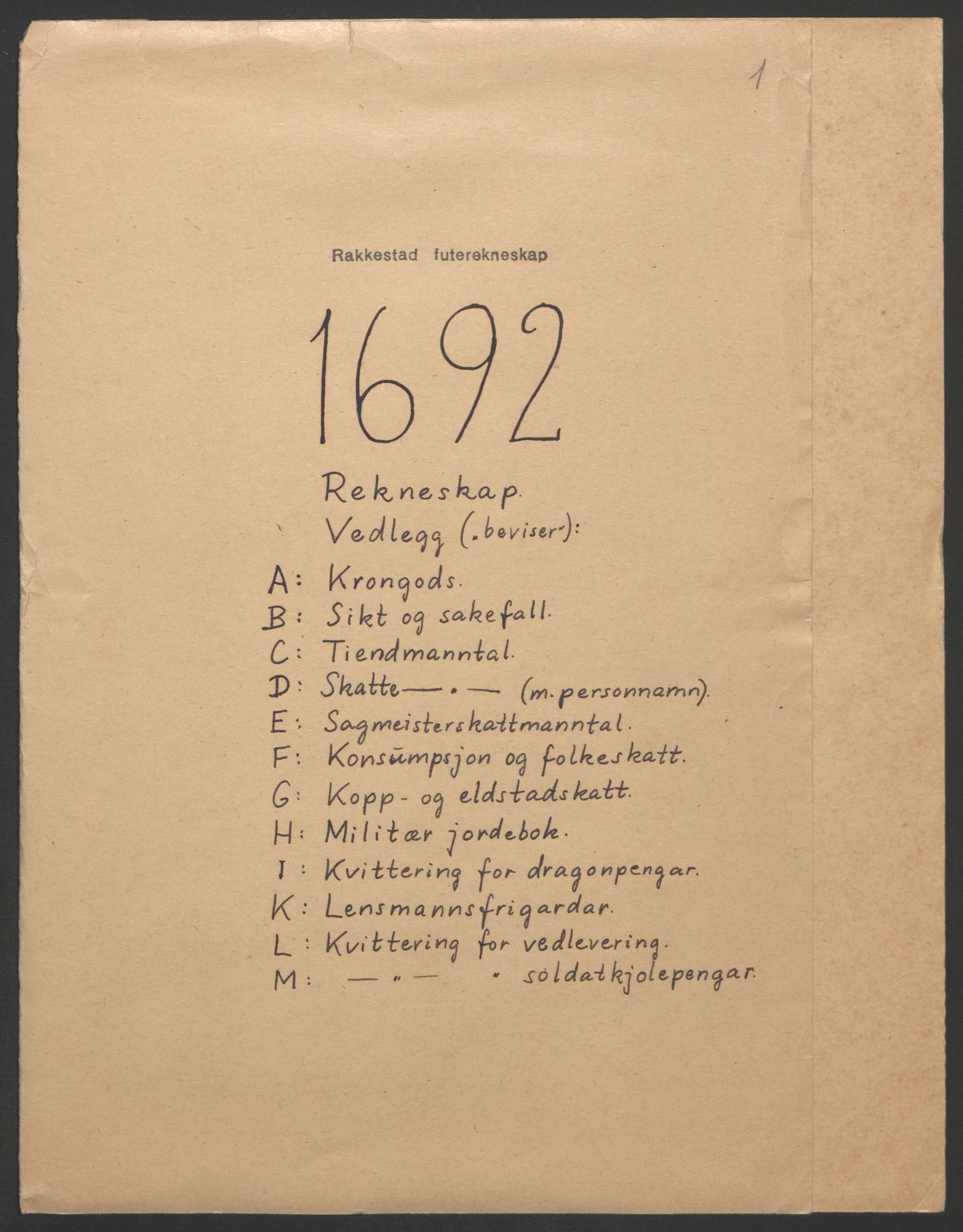 Rentekammeret inntil 1814, Reviderte regnskaper, Fogderegnskap, RA/EA-4092/R05/L0278: Fogderegnskap Rakkestad, 1691-1693, p. 153