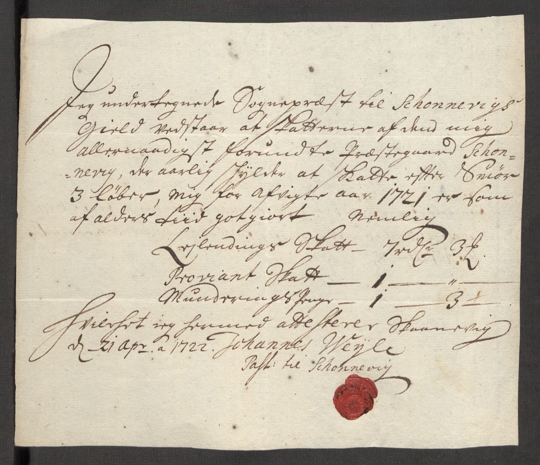 Rentekammeret inntil 1814, Reviderte regnskaper, Fogderegnskap, AV/RA-EA-4092/R48/L3000: Fogderegnskap Sunnhordland og Hardanger, 1721, p. 309